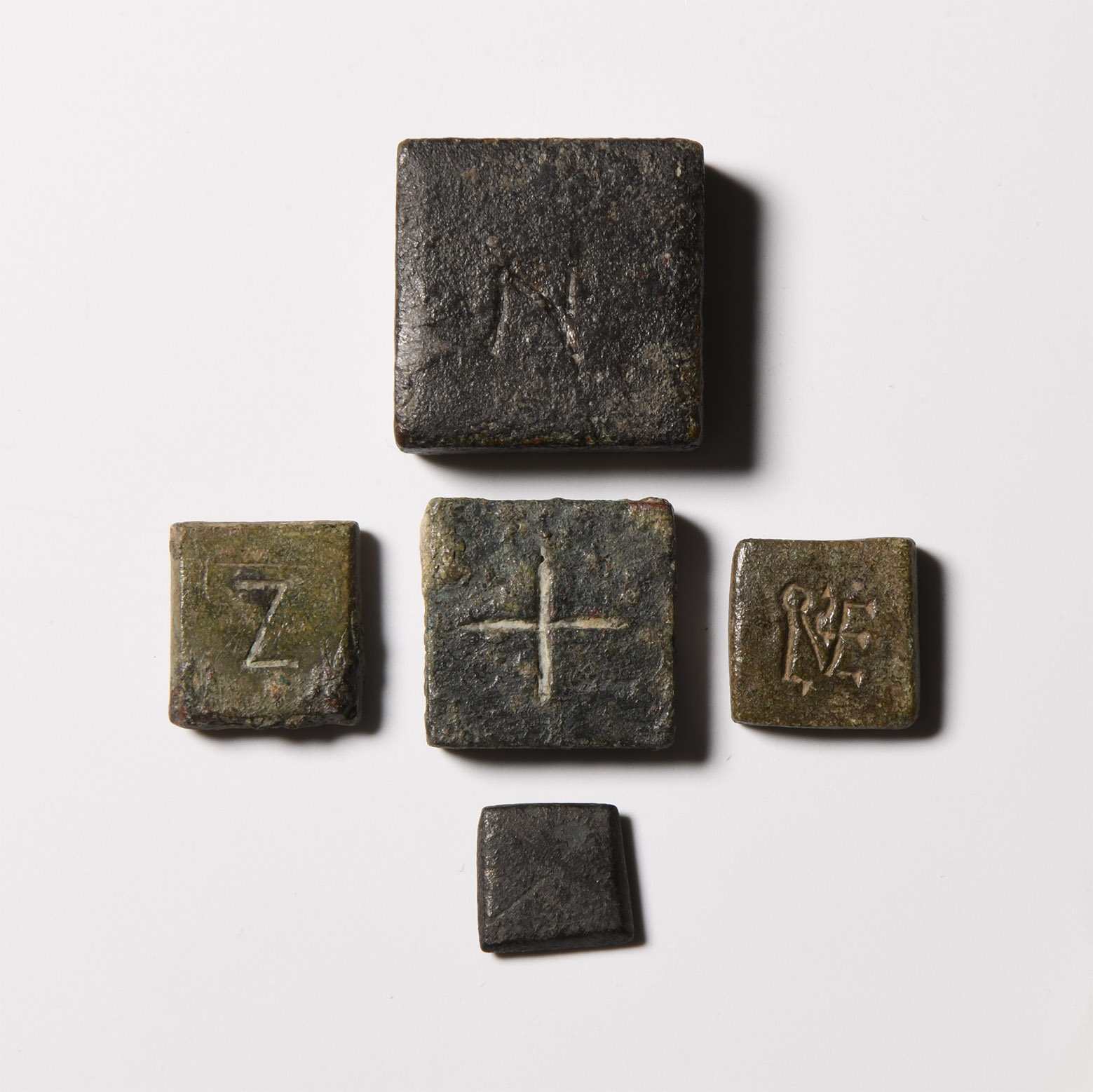 Byzantine Bronze Trade Weight Collection