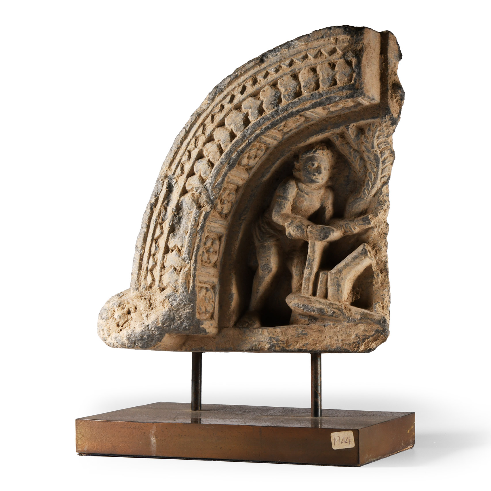 Gandharan Gable Section with Figure