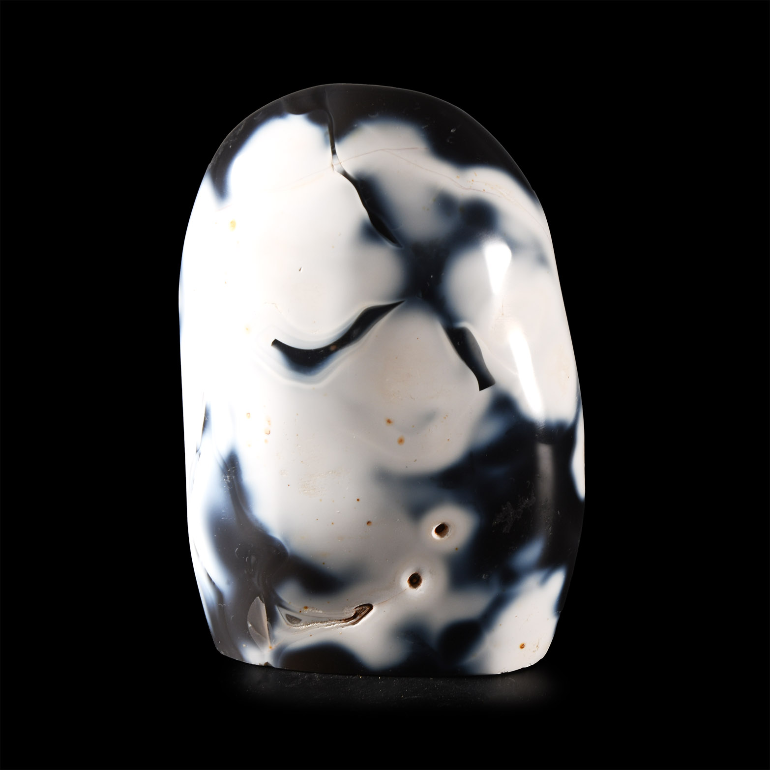 Natural History - Polished 'Orca' Agate Specimen