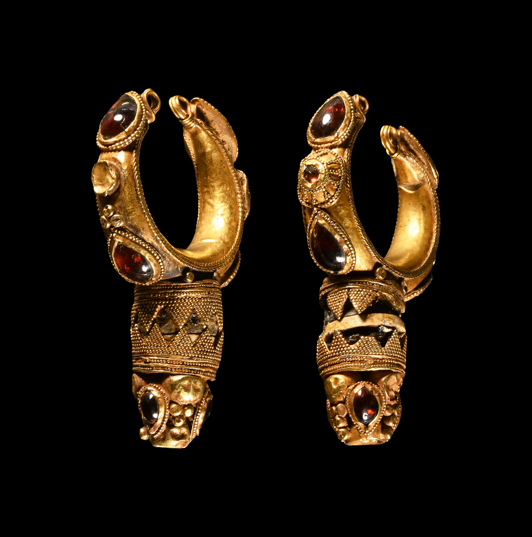 Large Eastern Roman Gold Earrings