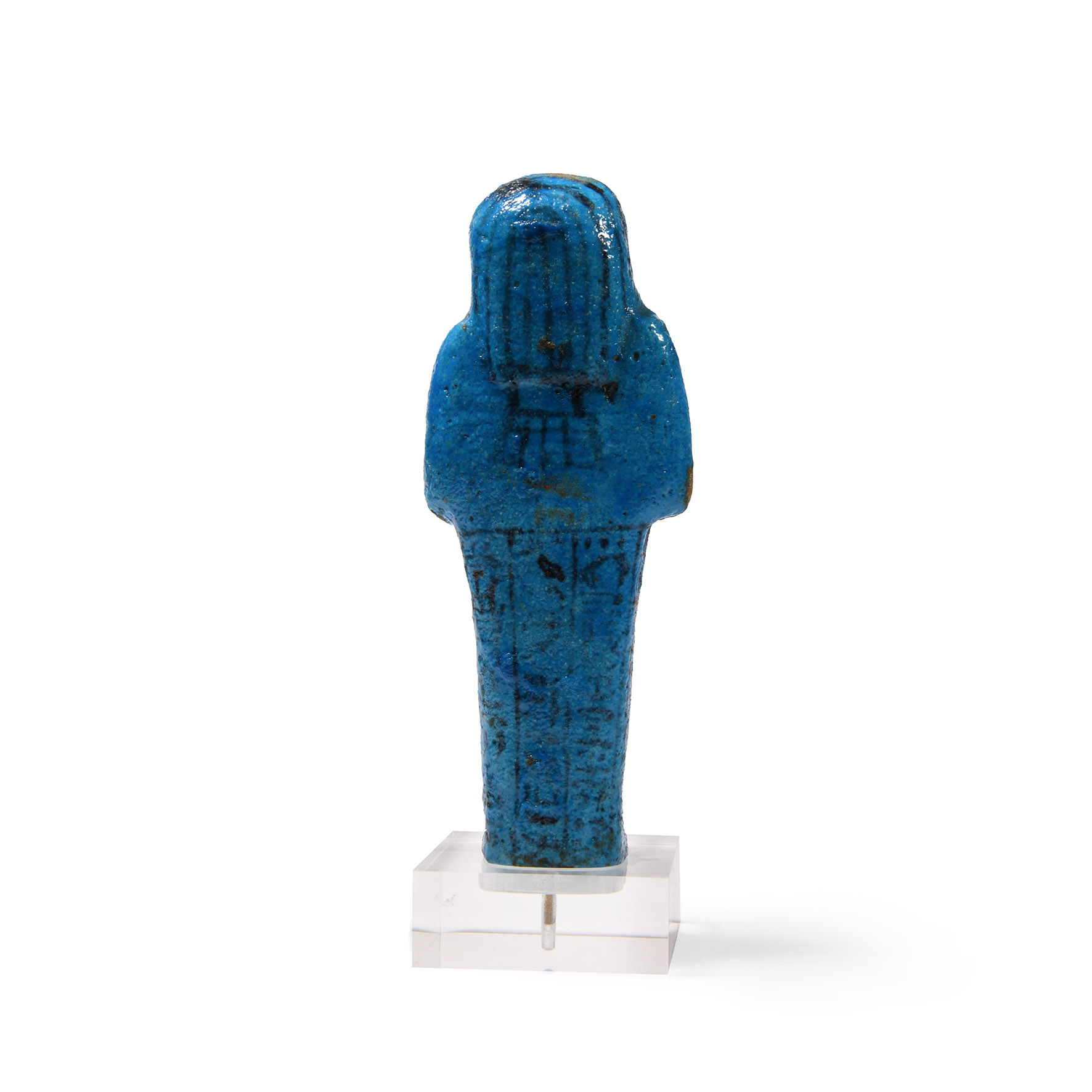 Egyptian Blue Faience Shabti for Nesitanebisheru
