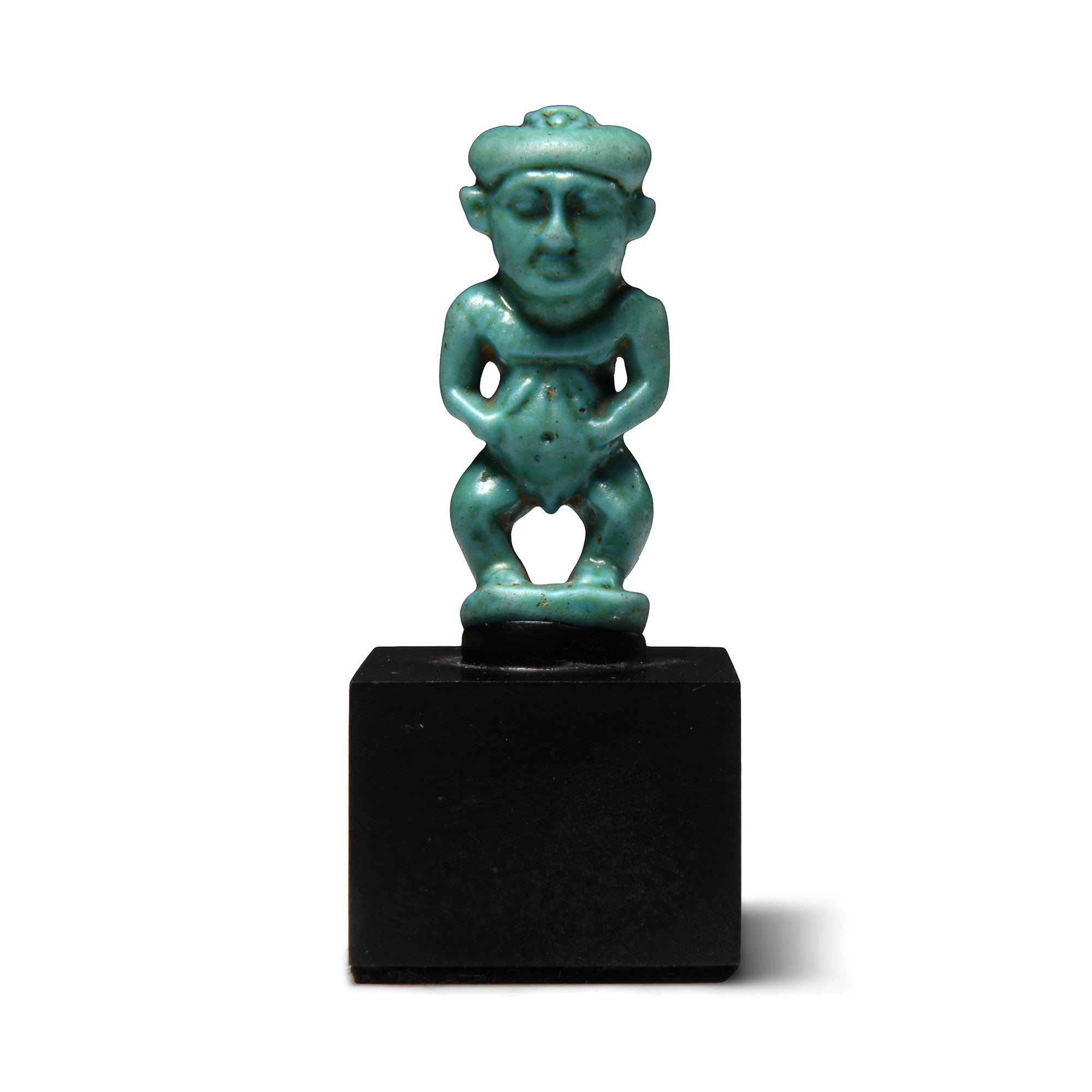 Egyptian Faience Pataikos Amulet
