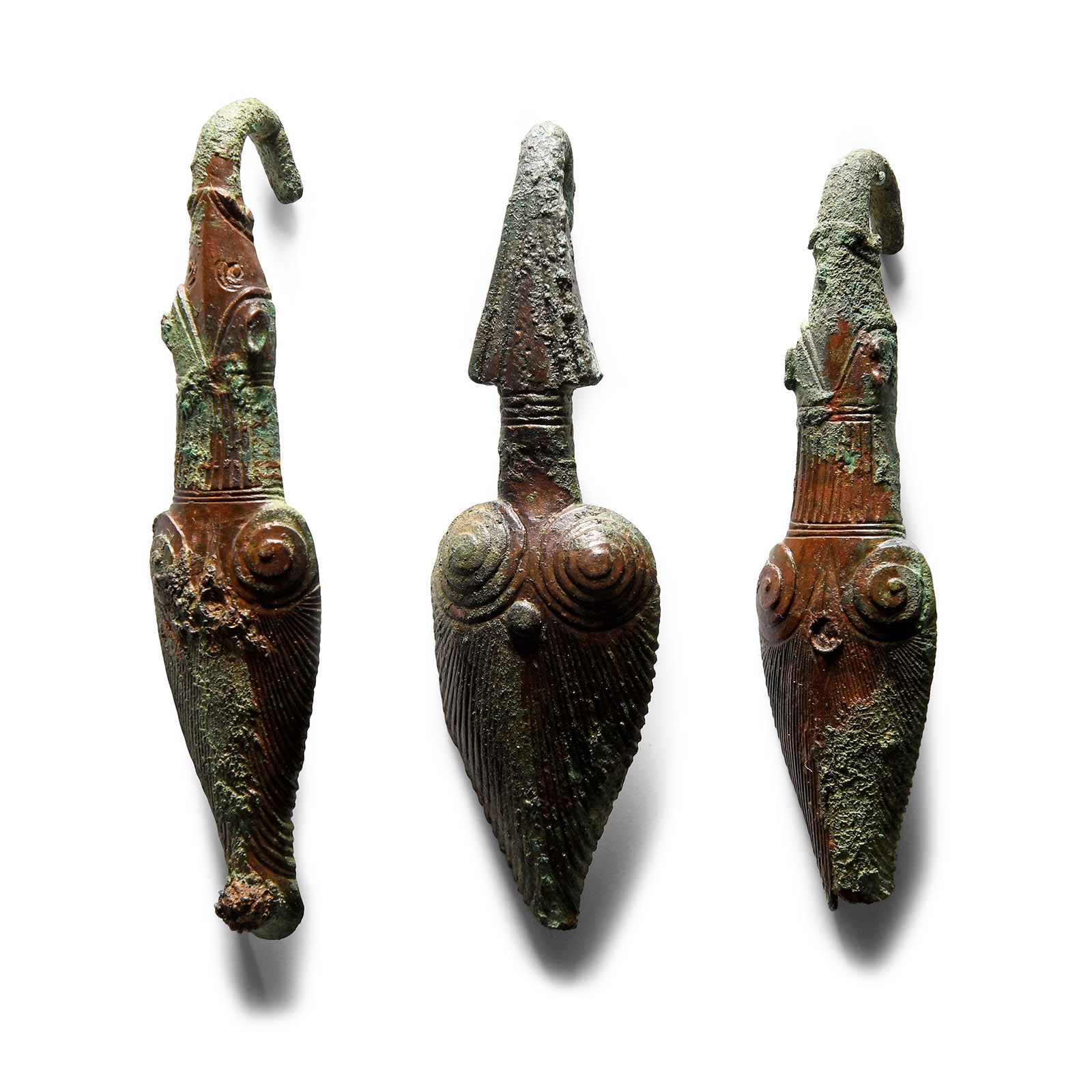 Etruscan Bronze Armoured Belt Hook Collection