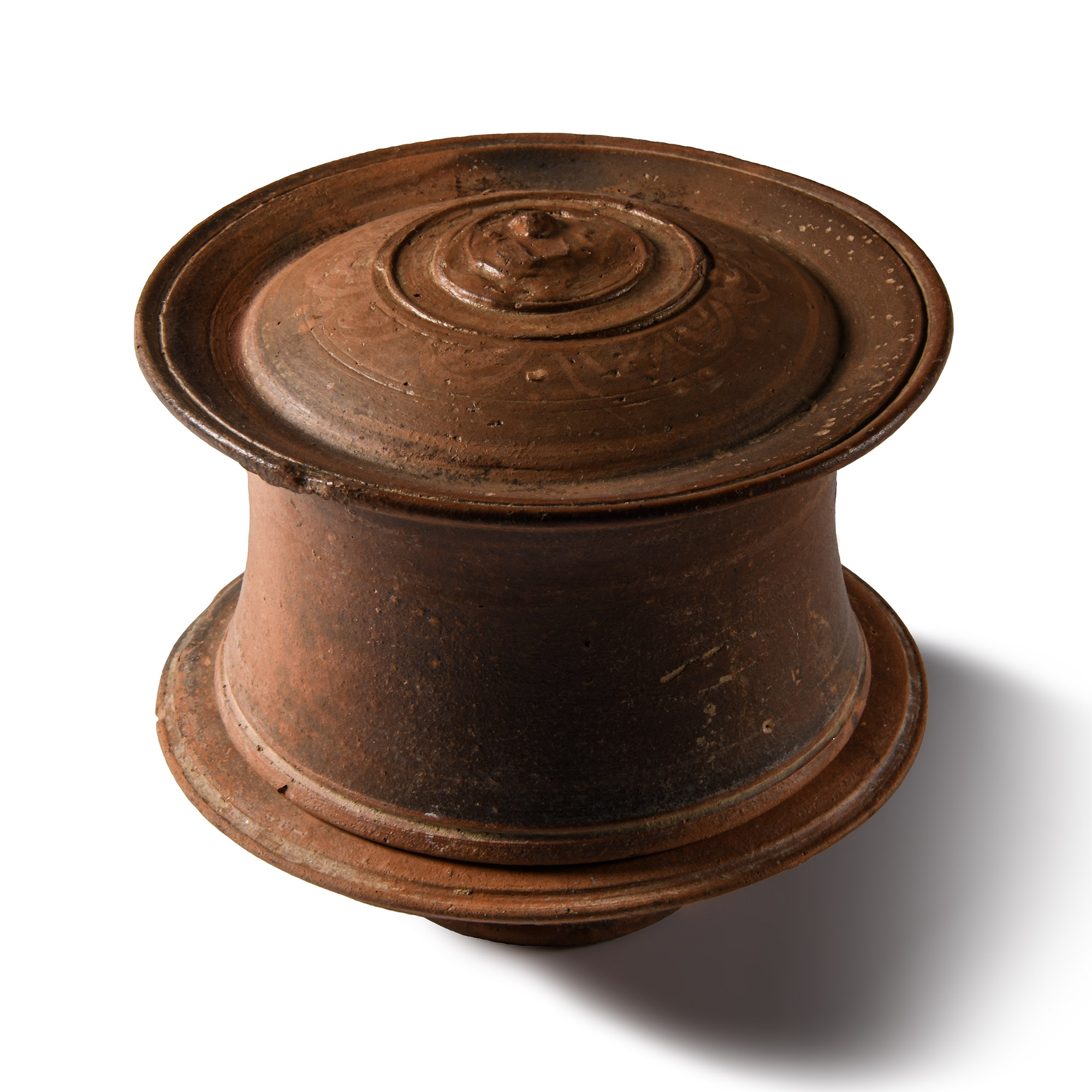Hellenistic Terracotta Pyxis