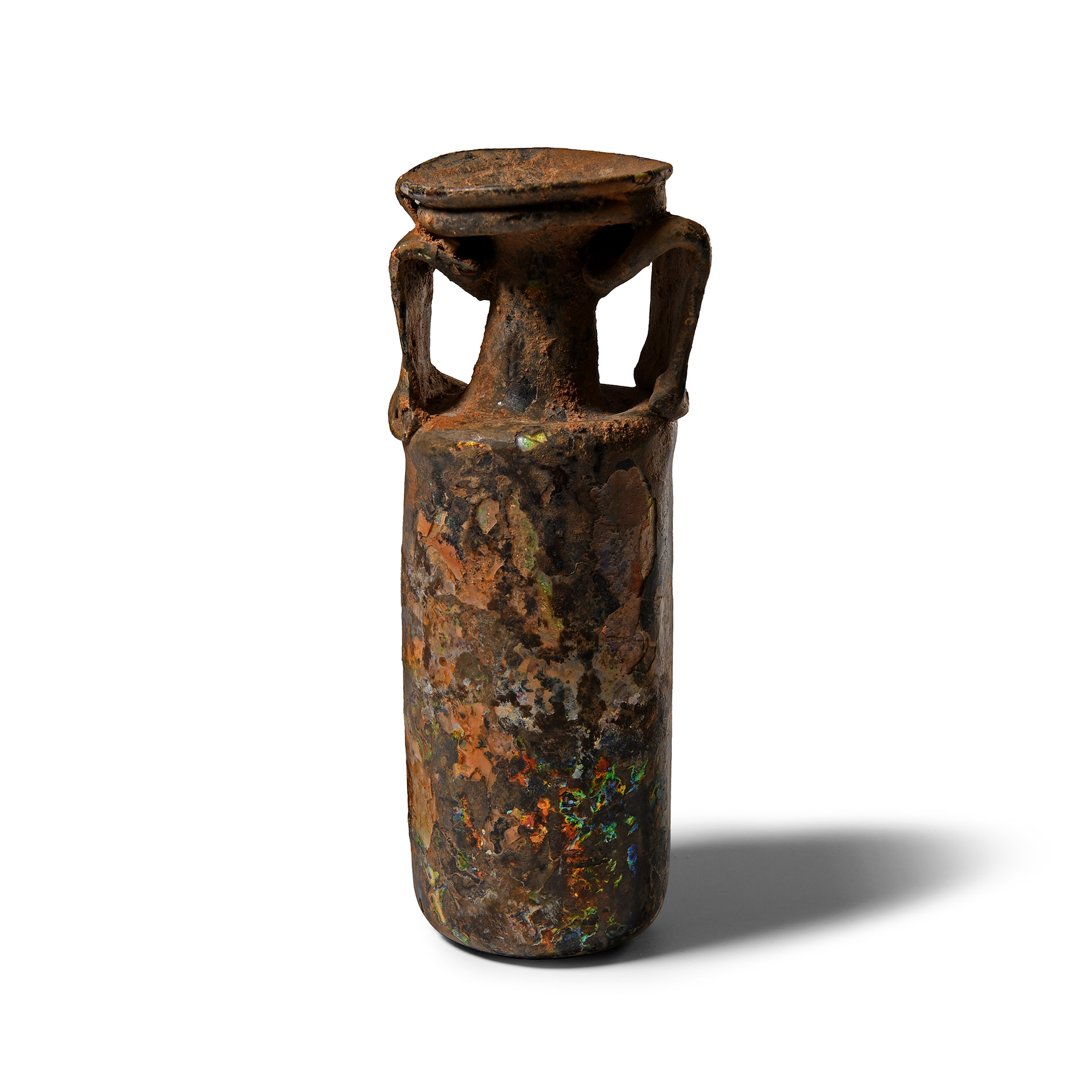 Large Roman Iridescent Glass Vessel