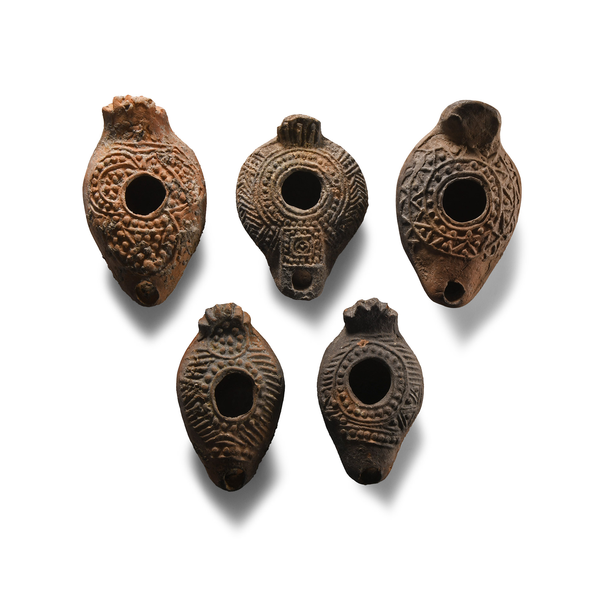 Byzantine Terracotta Slipper Lamp Collection