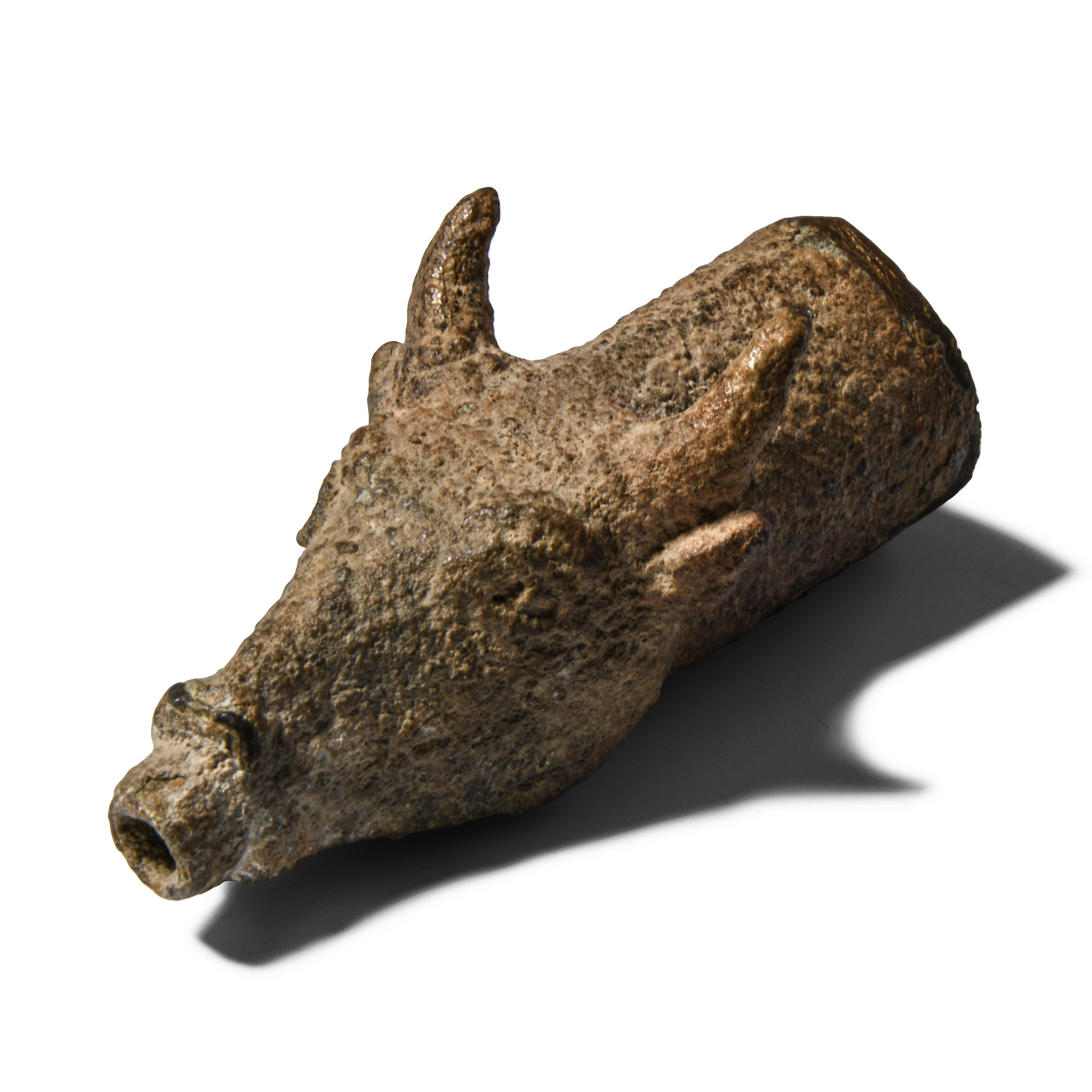 Western Asiatic Bull-Headed Bronze Spout