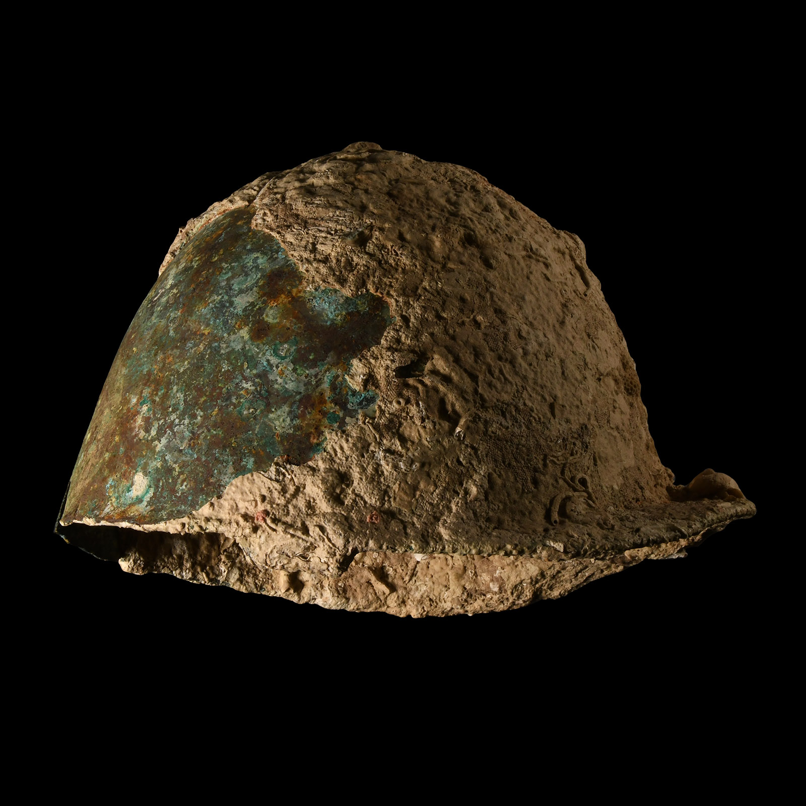 Roman Bronze Legionary Helmet with Inscription