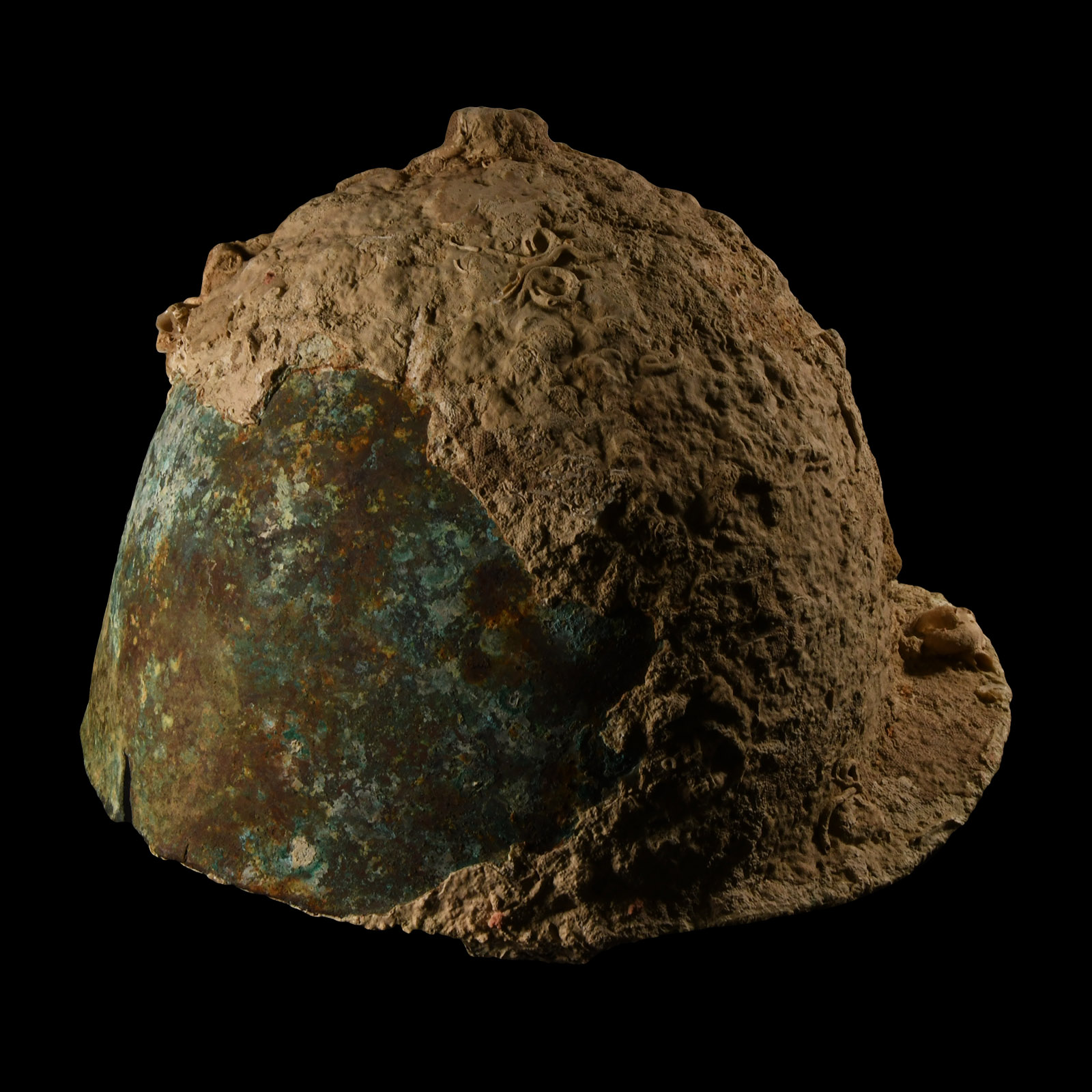 Roman Bronze Legionary Helmet with Inscription