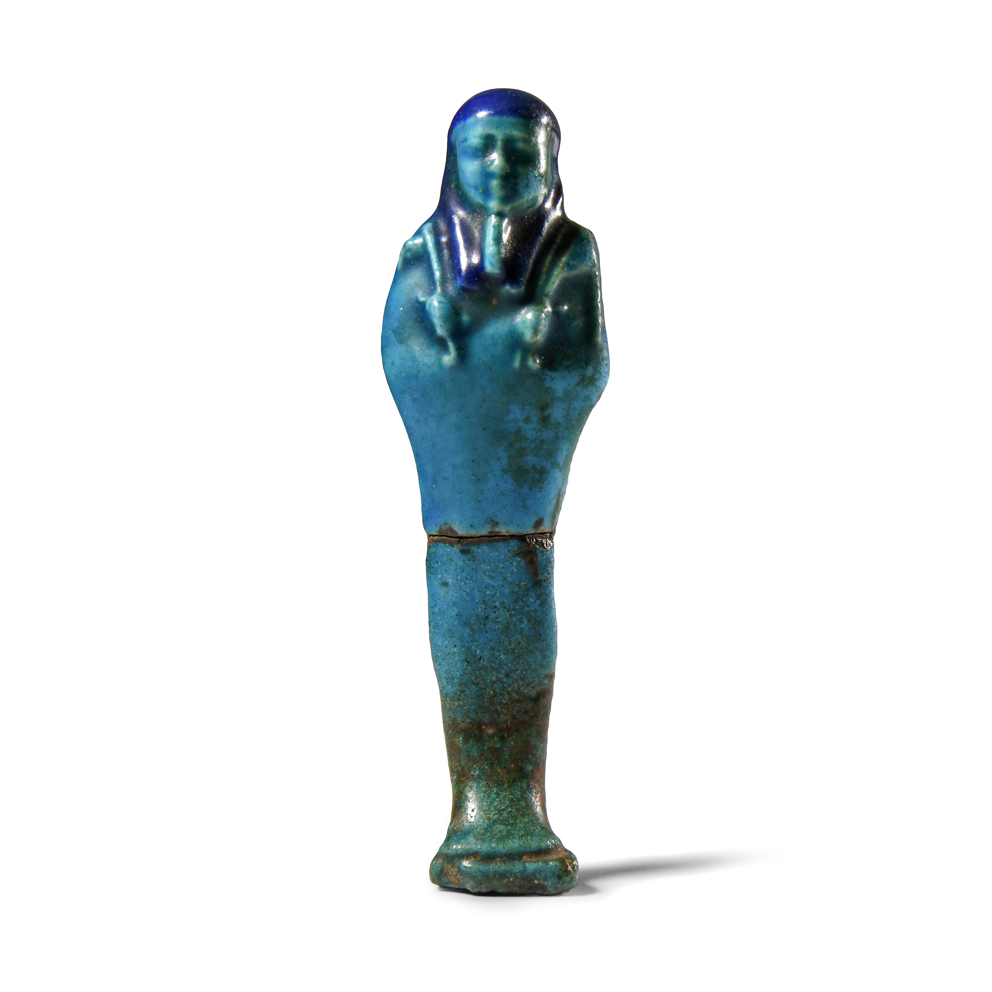 Egyptian Blue Faience Shabti