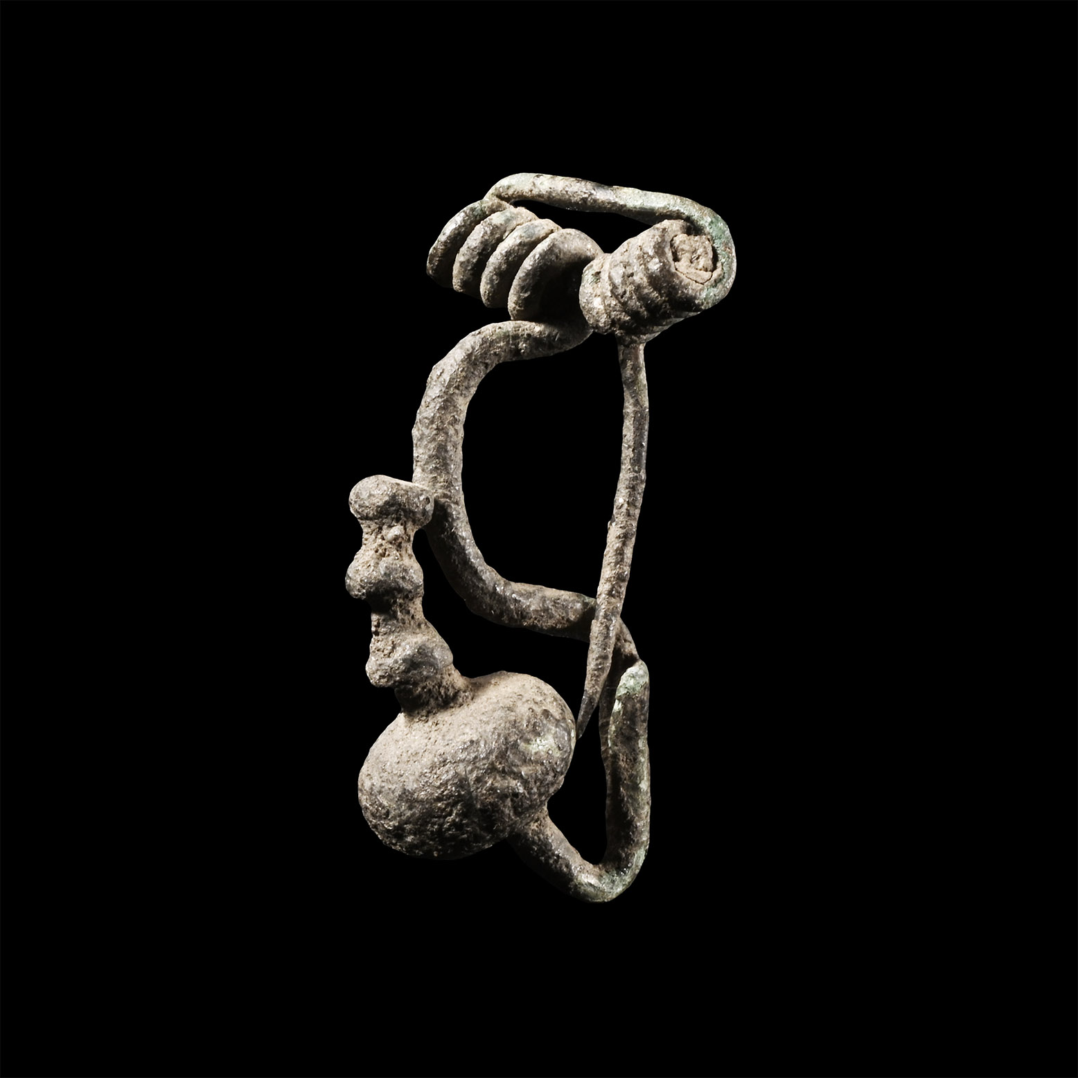 Iron Age Bronze Iberian Fibula