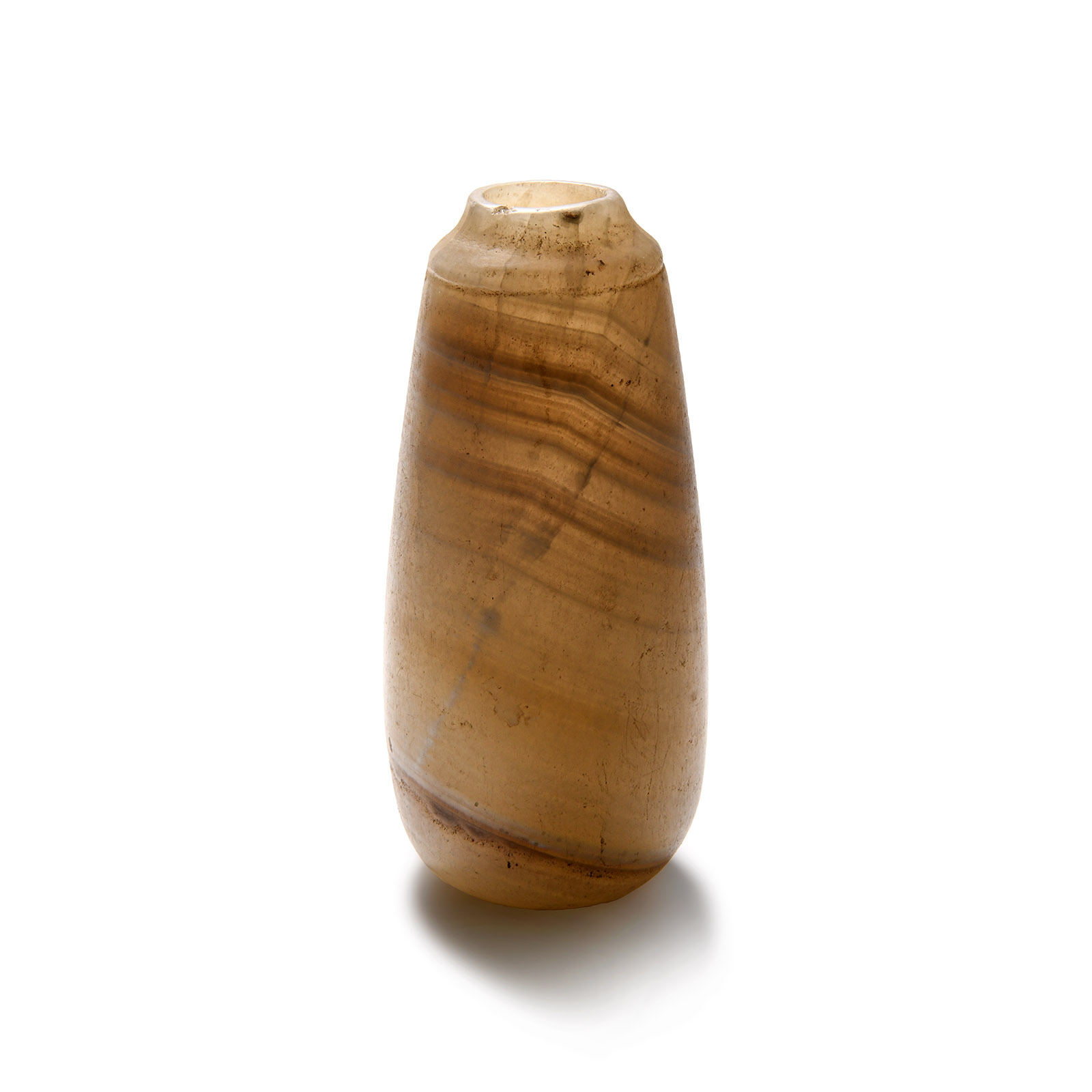 Egyptian Banded Alabaster Alabastron