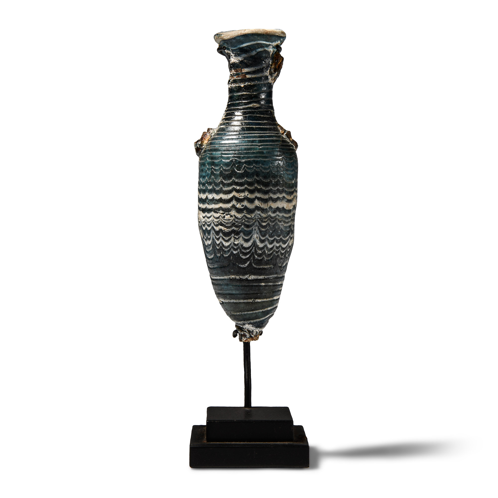 Phoenician Marvered Glass Amphoriskos