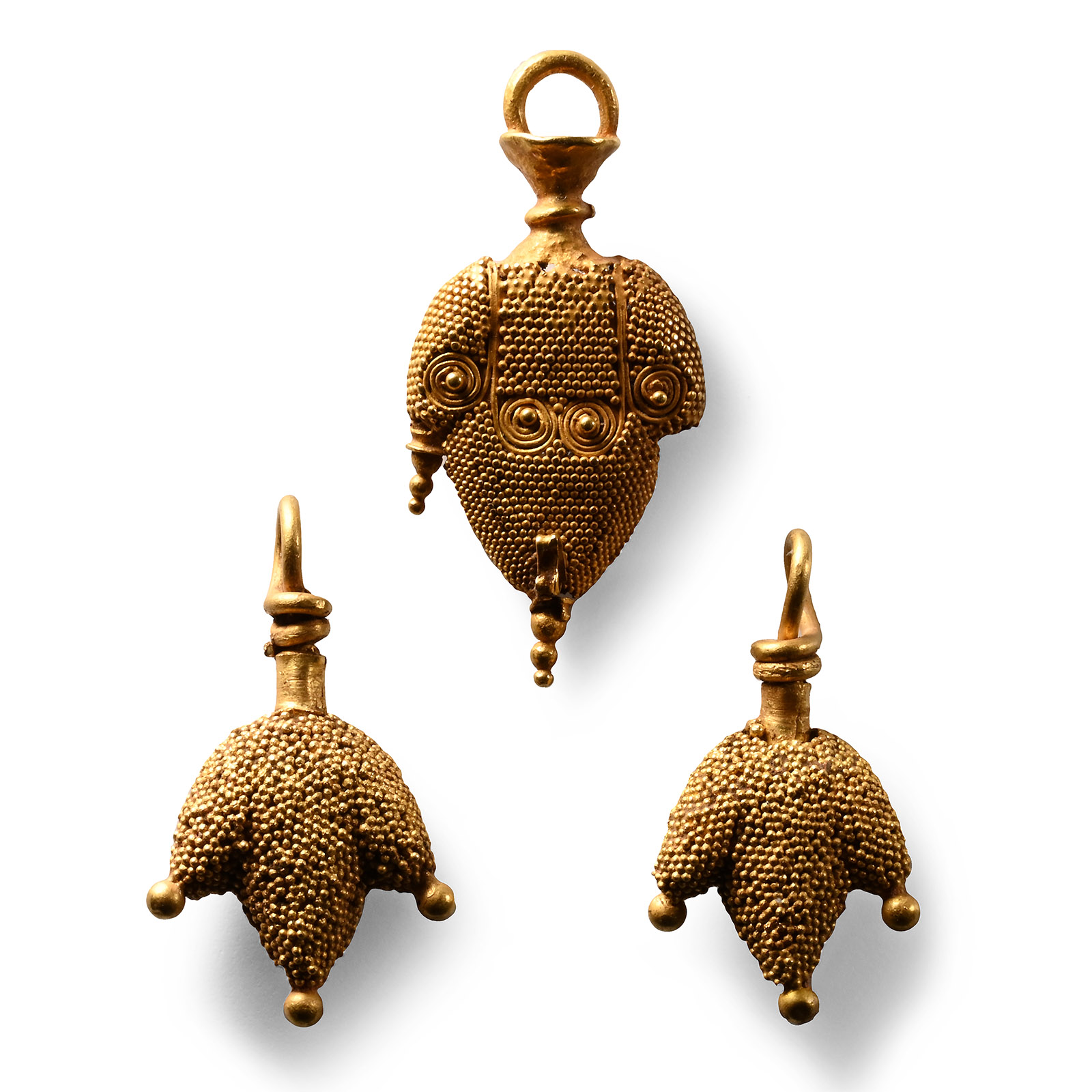 Roman Gold 'Bunched Grape' Jewellery Set