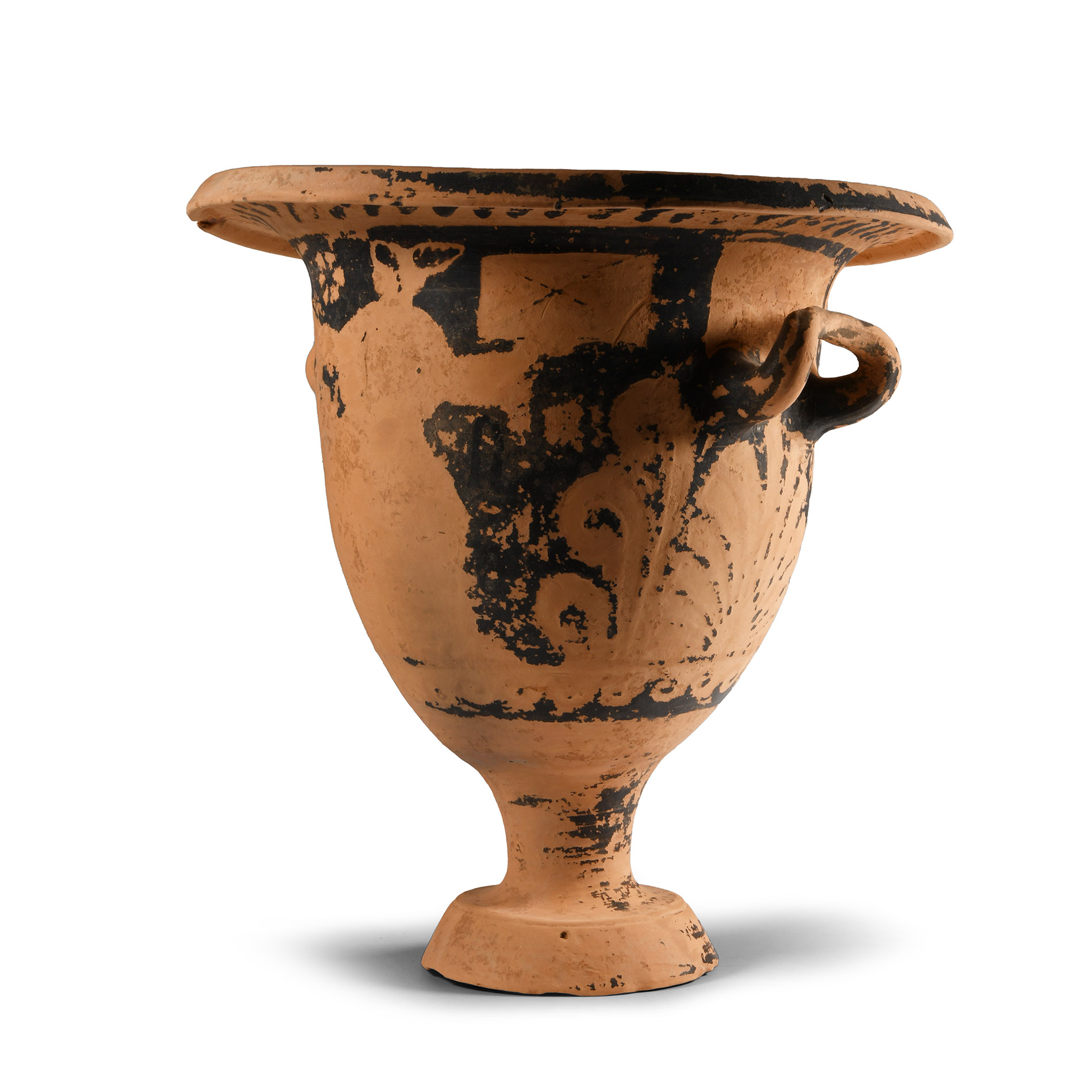 Greek Chevron Group Apulian Bell Krater