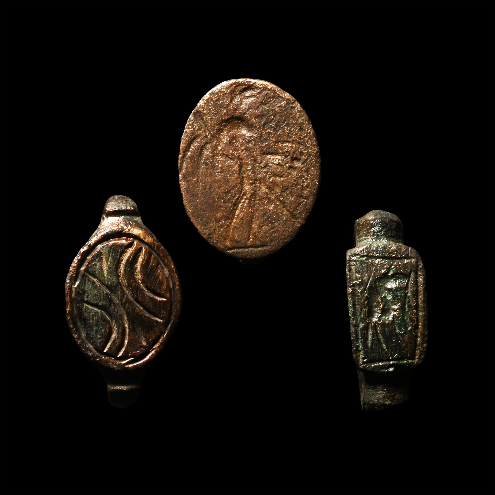 Greek and Roman Bronze Ring Group