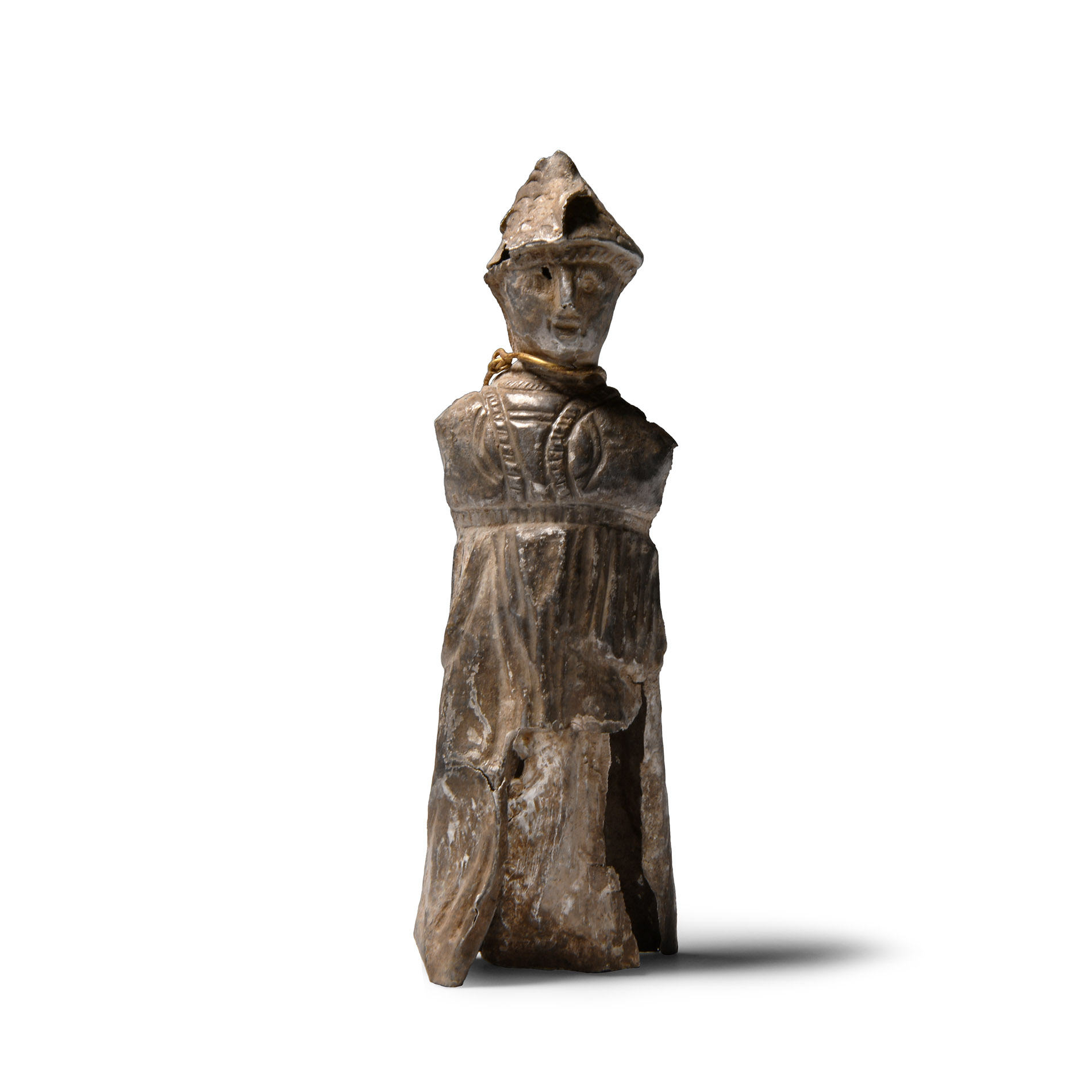 Graeco-Roman Silver Votive Figure of Pallas Athena