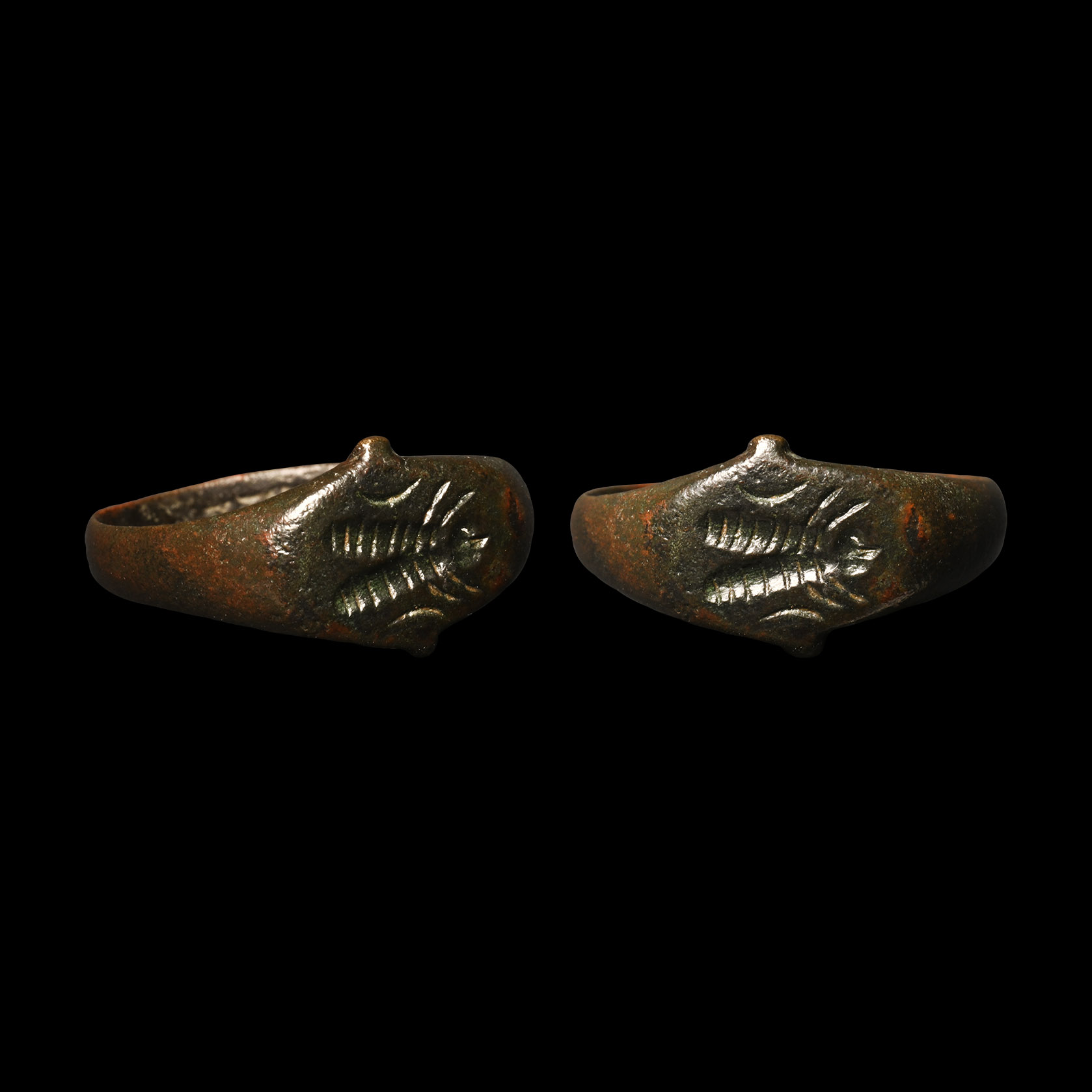 Roman Bronze Ring with Artemis Bee