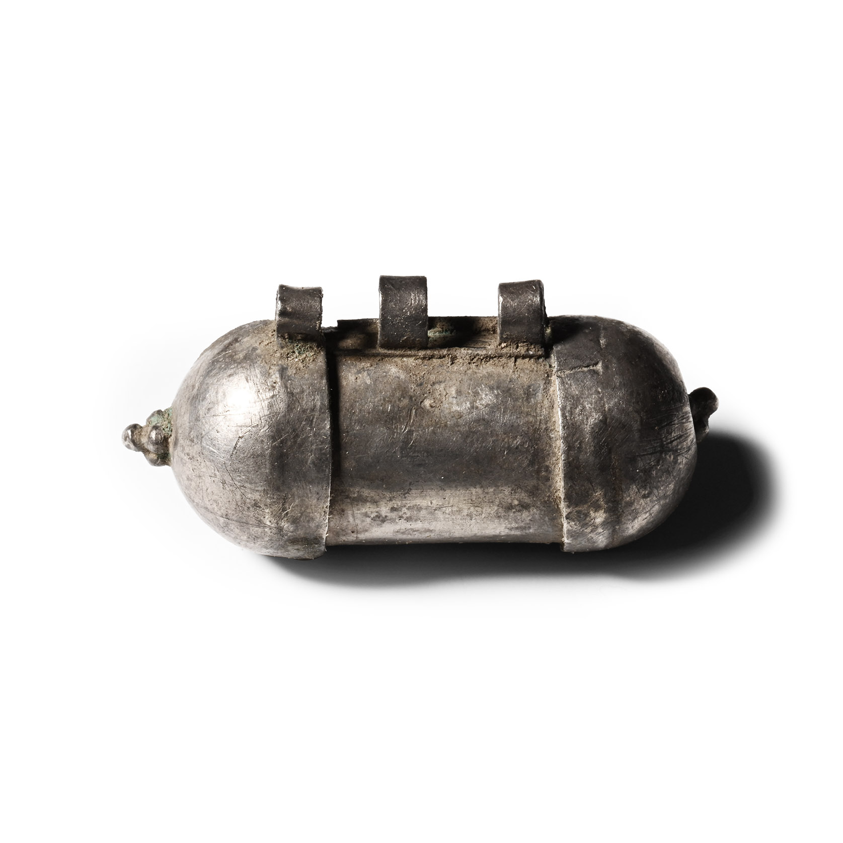 Roman Silver Container Pendant