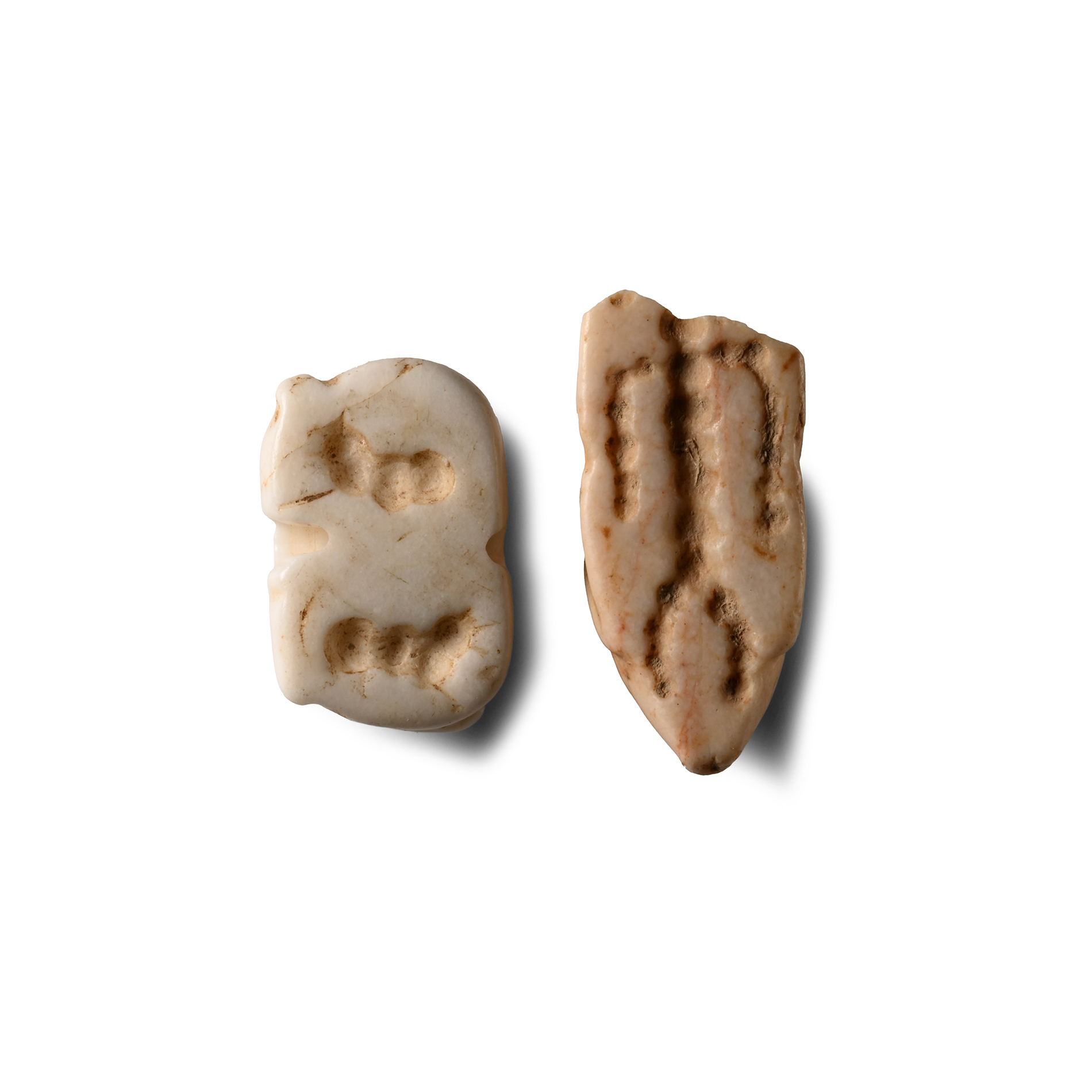 Jemdet Nasr Type Stone Animal Amulet Group