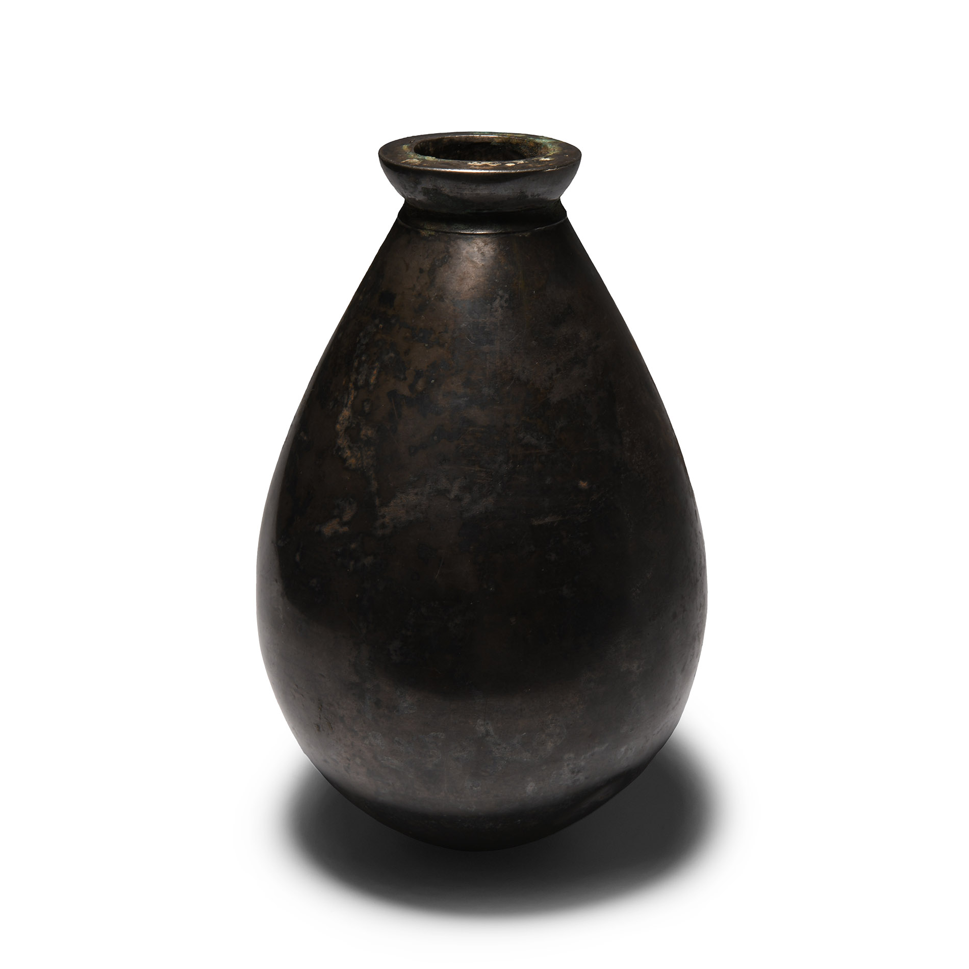Sassanian Bulbous Silver Rhyton