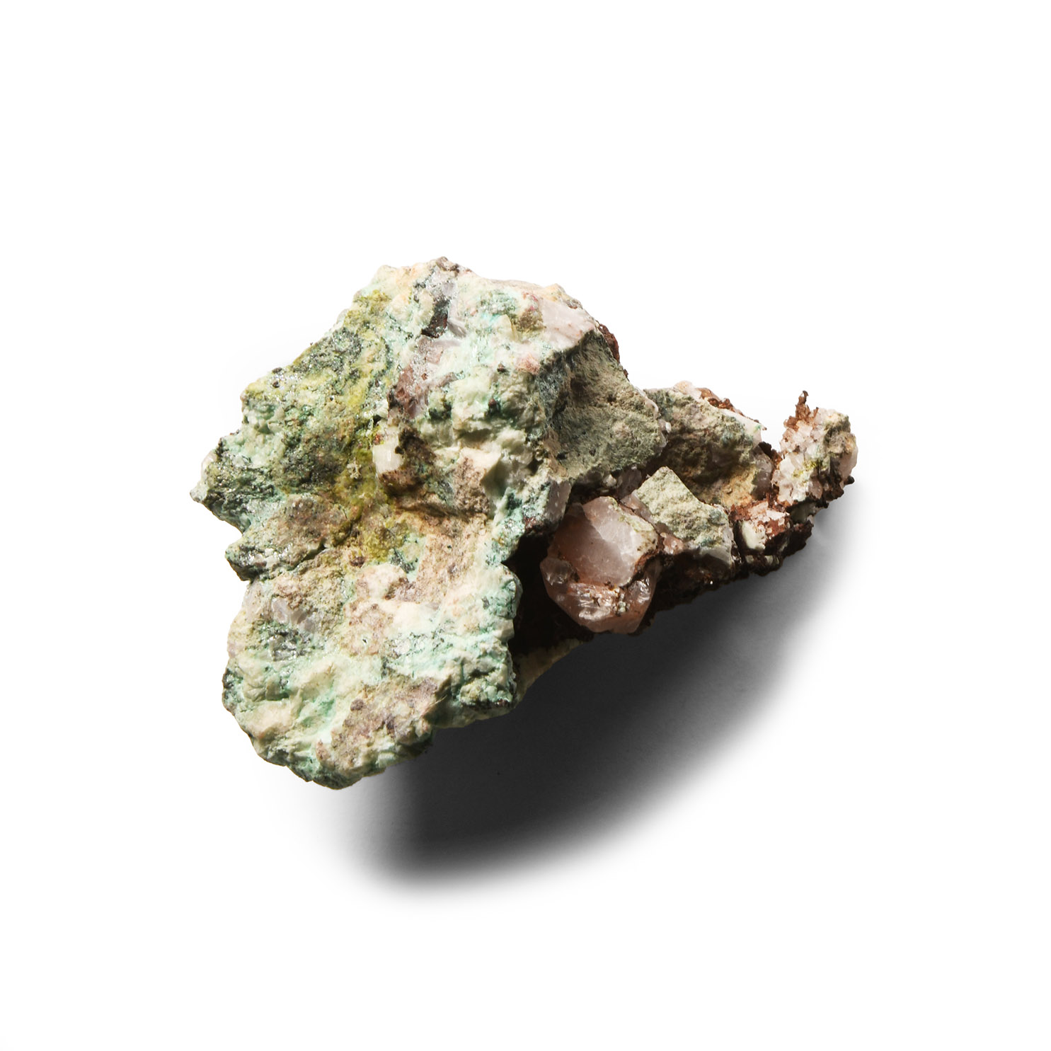 Natural History - Historic Native Copper Mineral Specimen with Crystal Formation