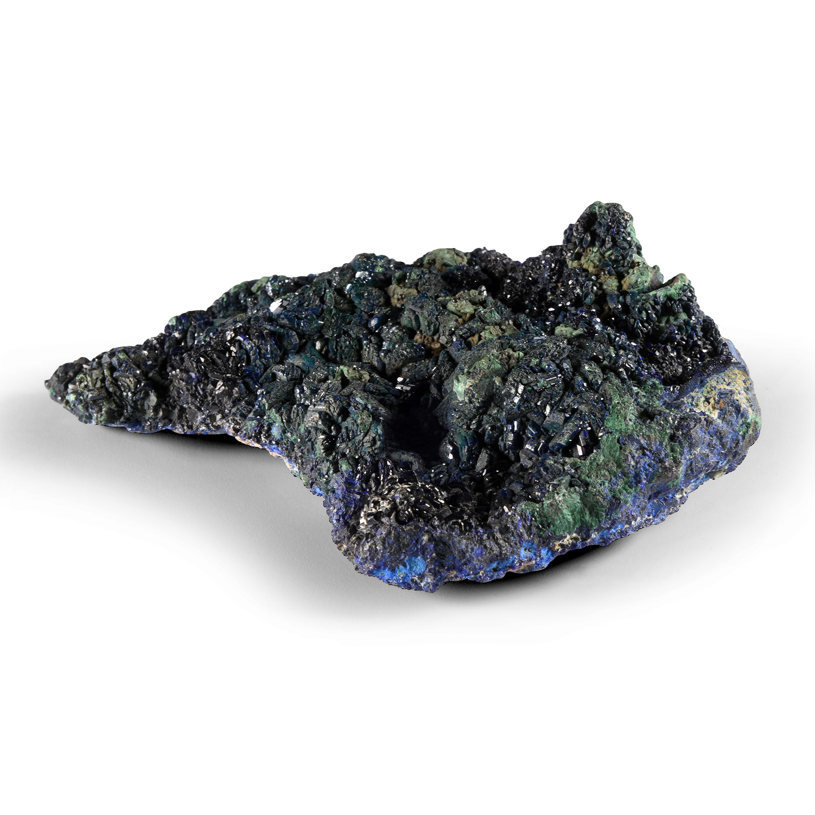 Natural History - Historic Azurite Mineral Specimen