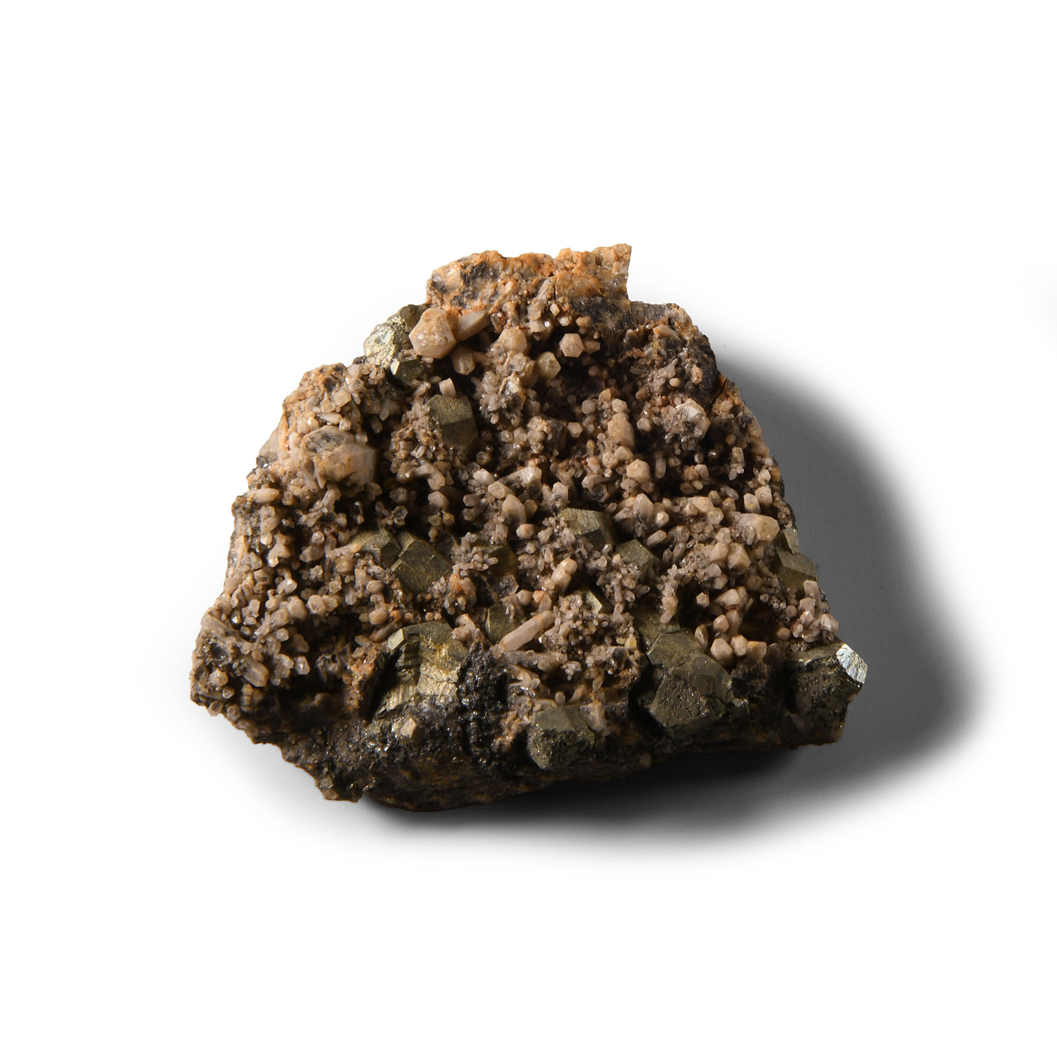 Natural History - Historic Pyrite with Galena Crystal Formation