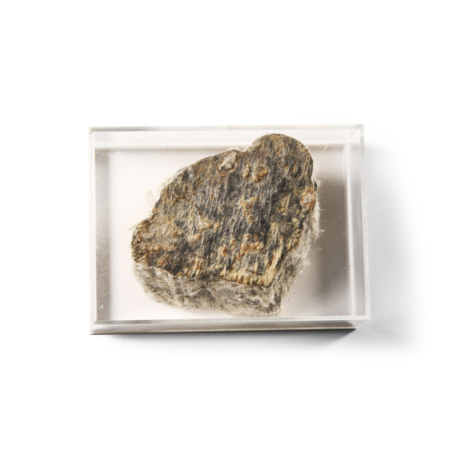 Natural History - Historic Asbestos Mineral Specimen