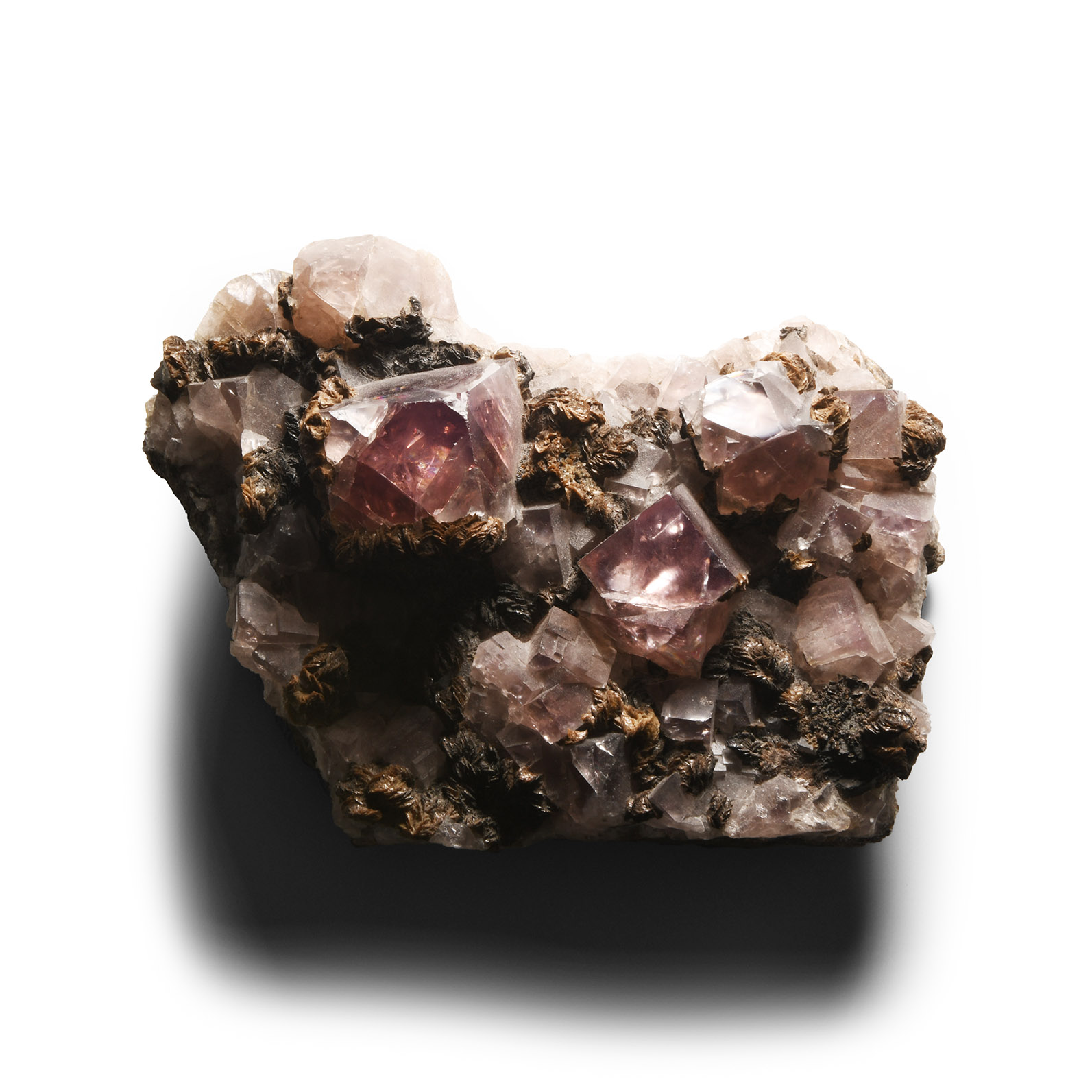 Natural History - Historic British Purple Fluorite Crystal Specimen