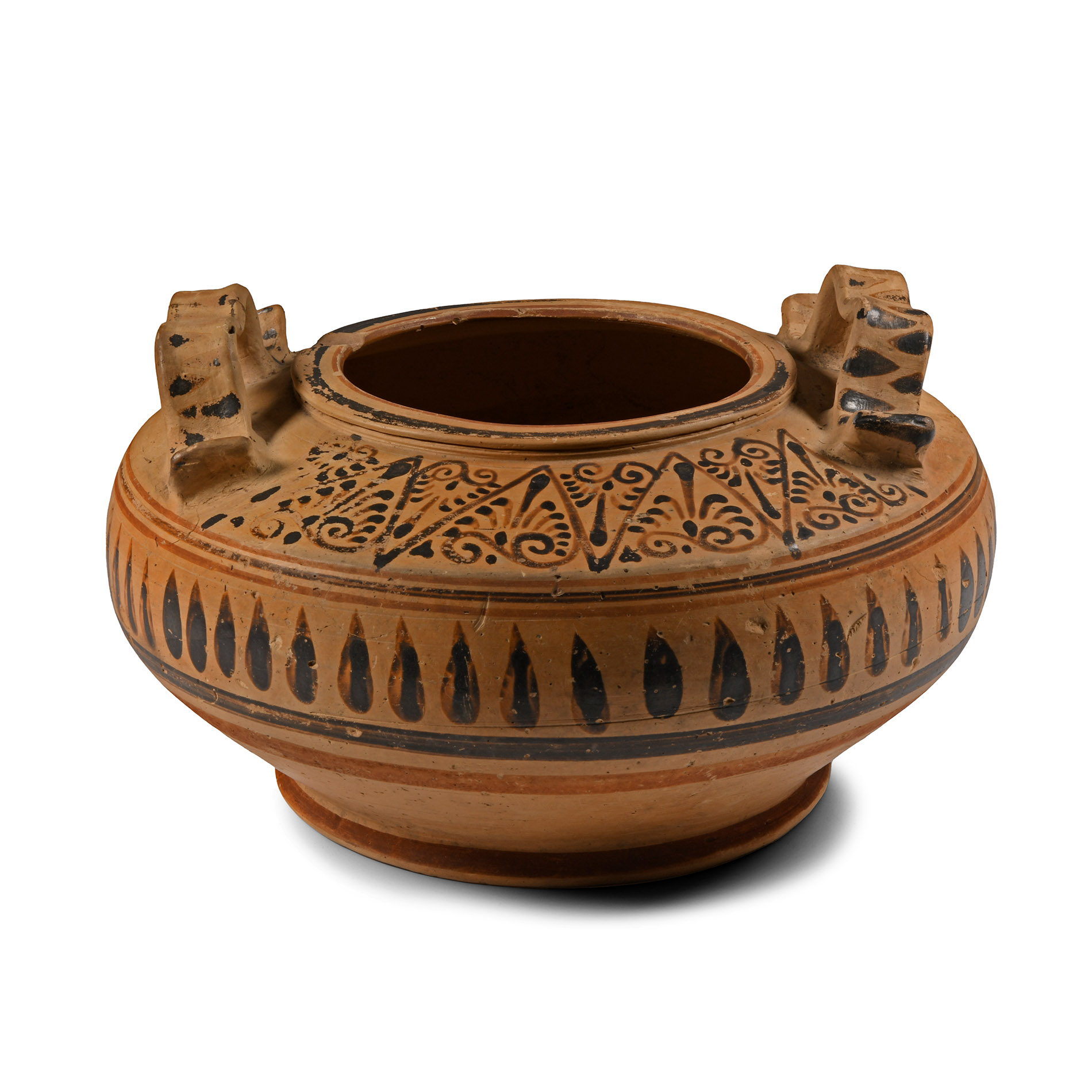 Greek Corinthian Decorated Pyxis