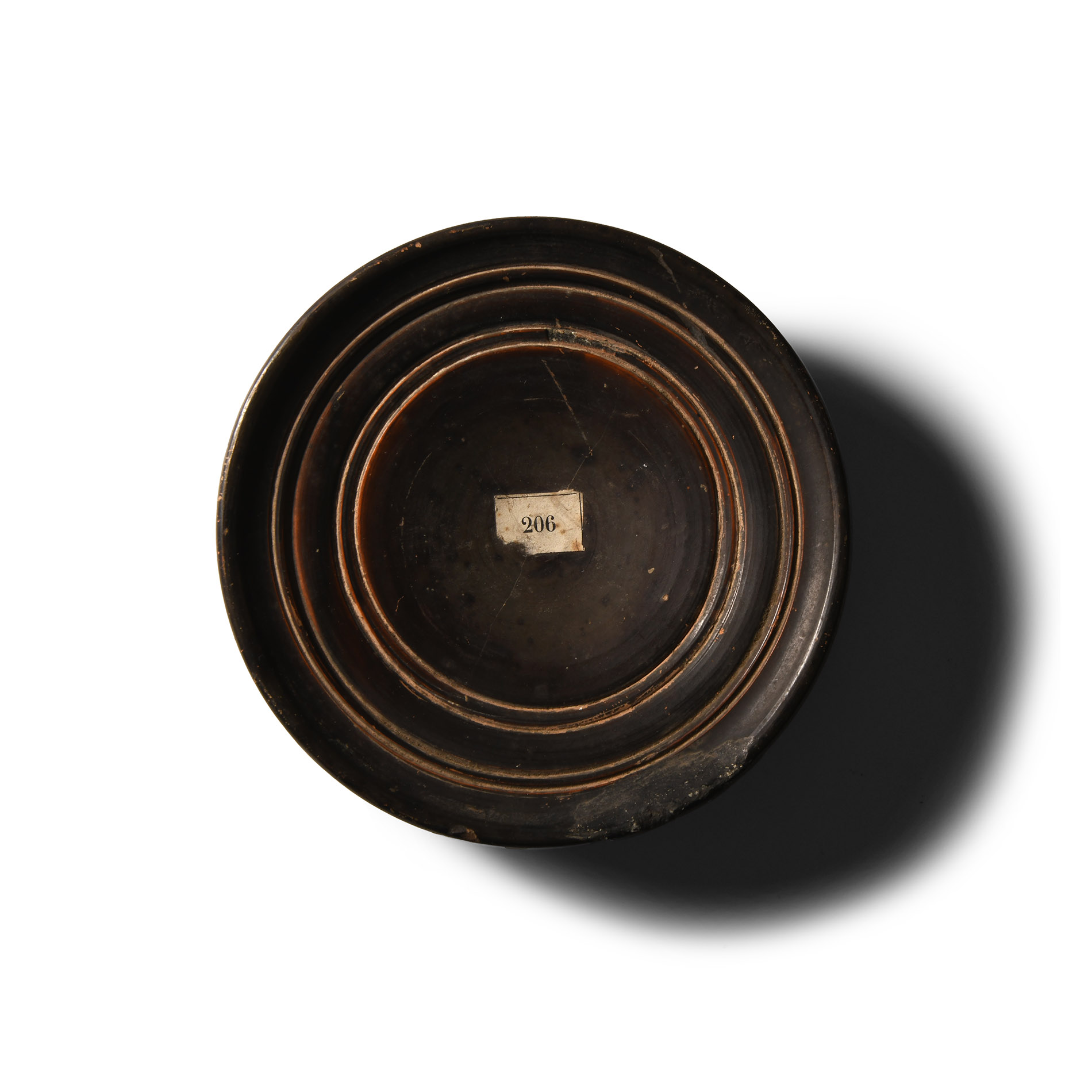 Greek Black Glazed Dish