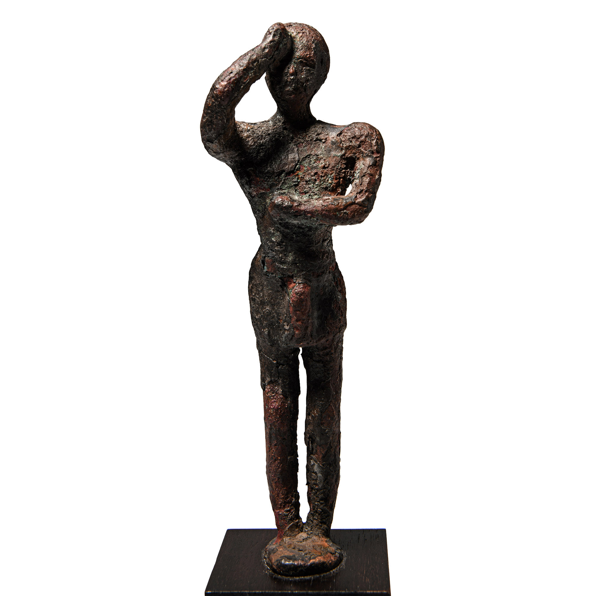 Minoan Bronze  Votary Statue