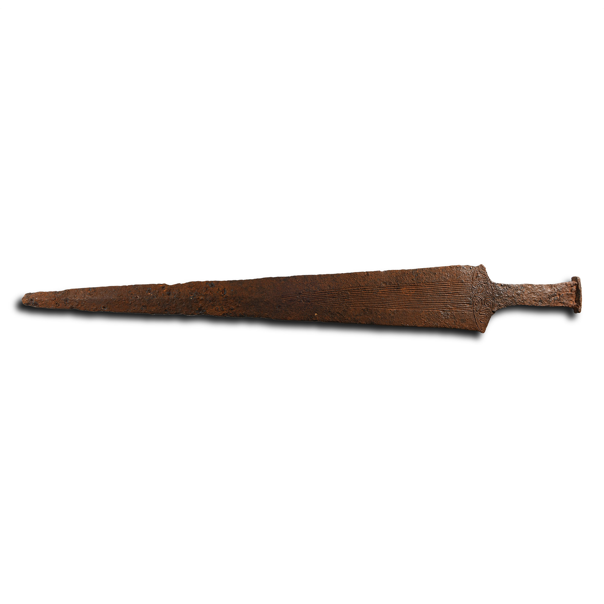 Scythian Iron Akinakes Sword with Decorations