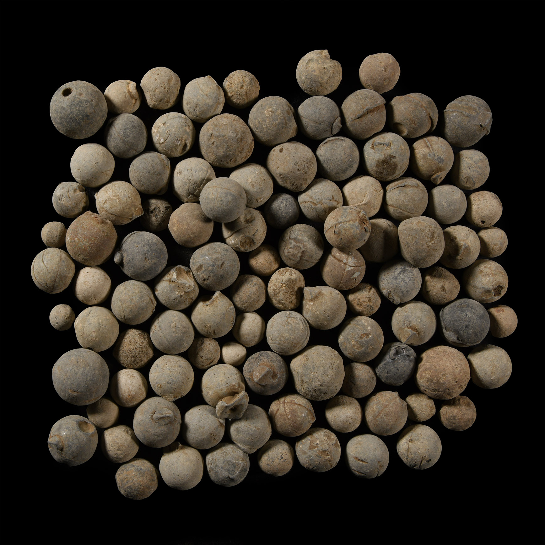 100 Civil War Period Lead Musket Balls