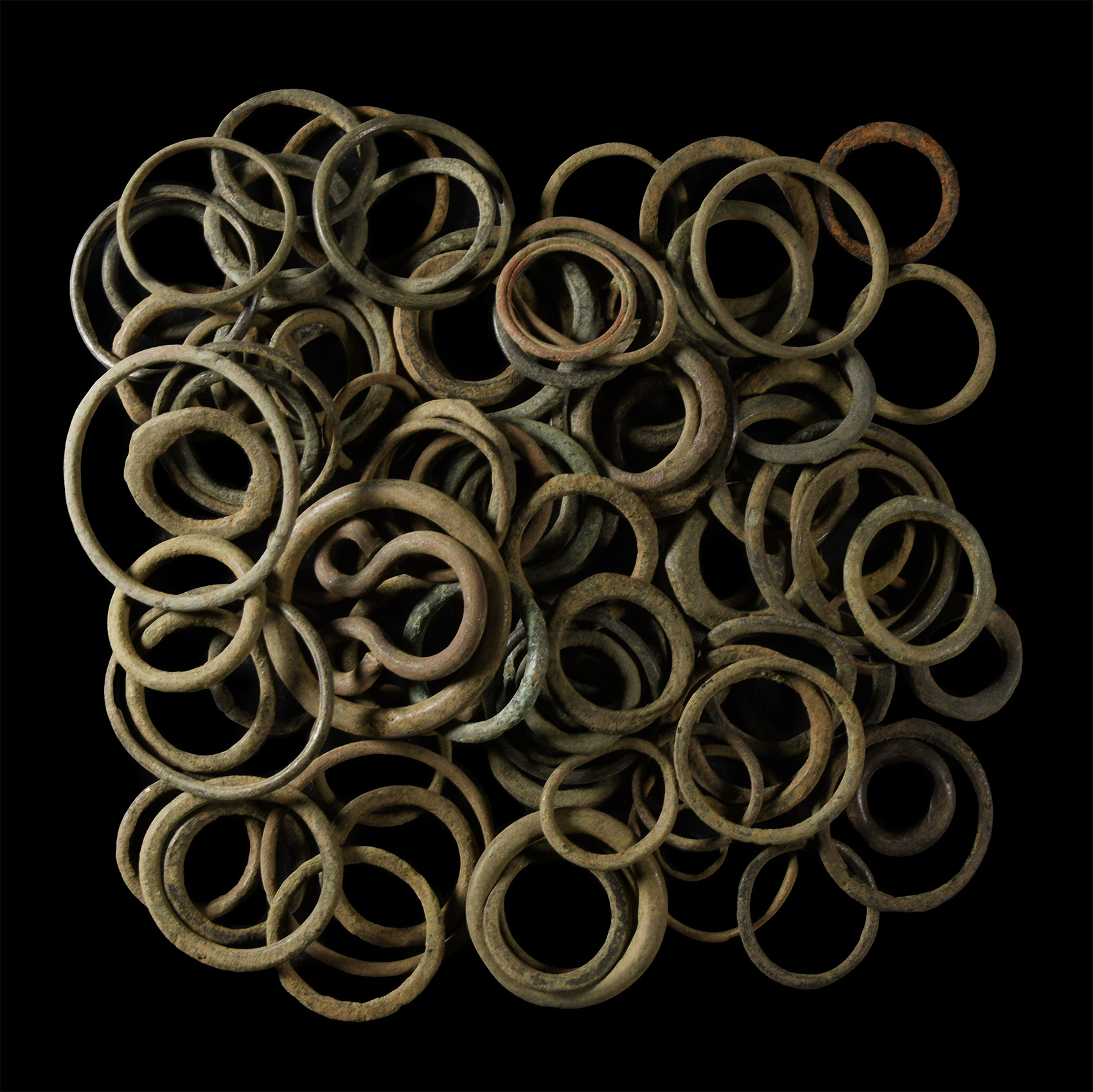 Medieval and Later Bronze Harness Ring Collection