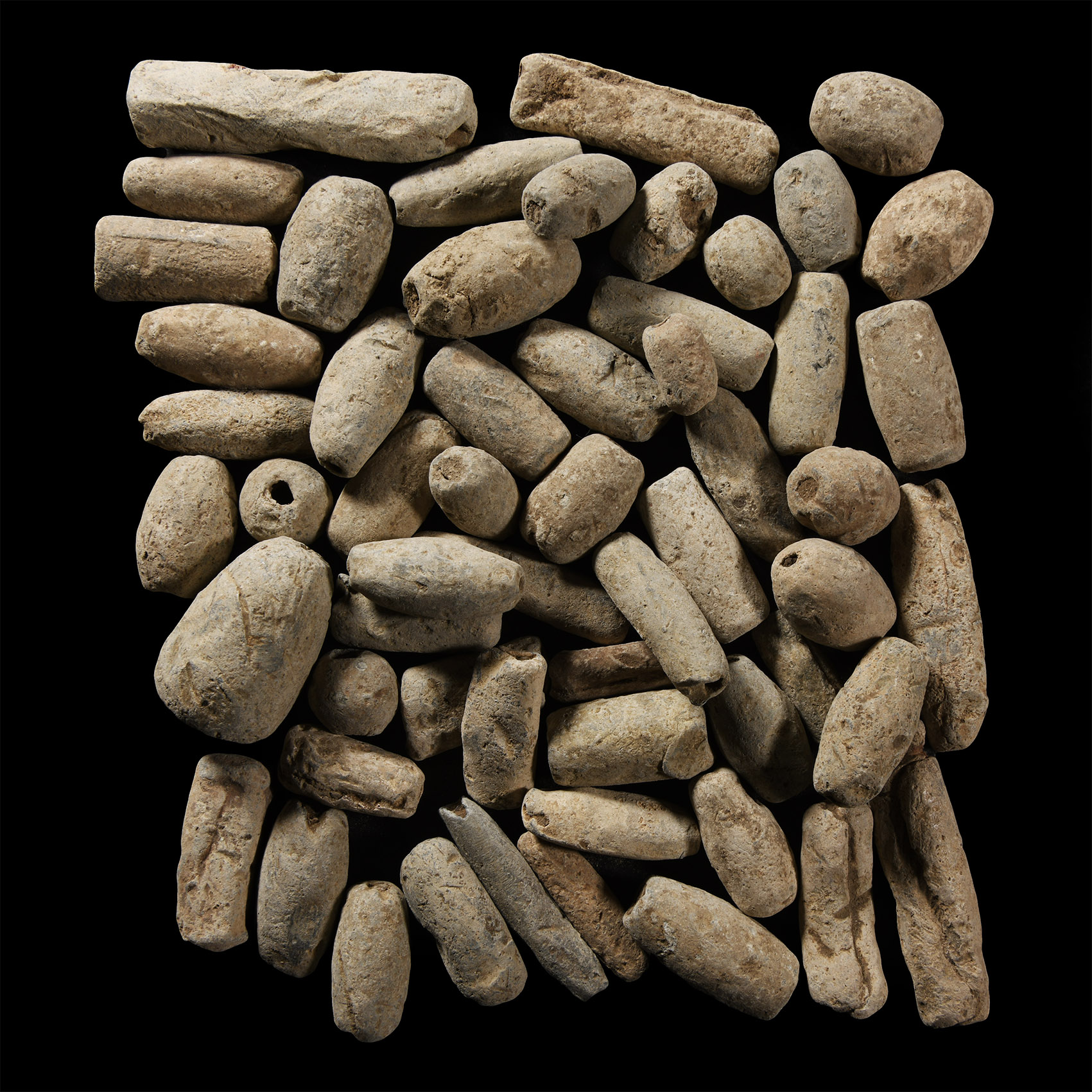Medieval Lead Fishing Weight Group