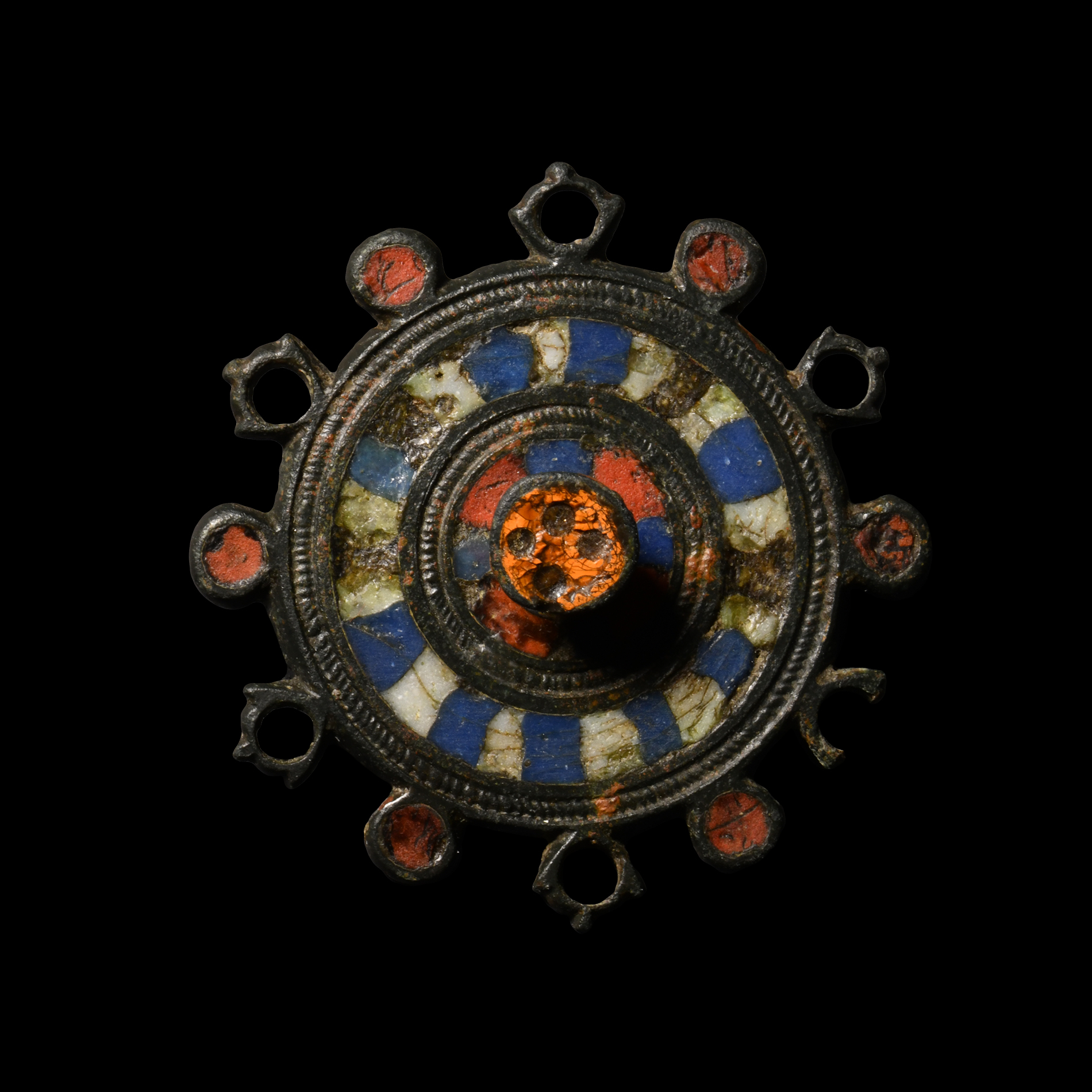 Roman Enamelled Bronze Brooch