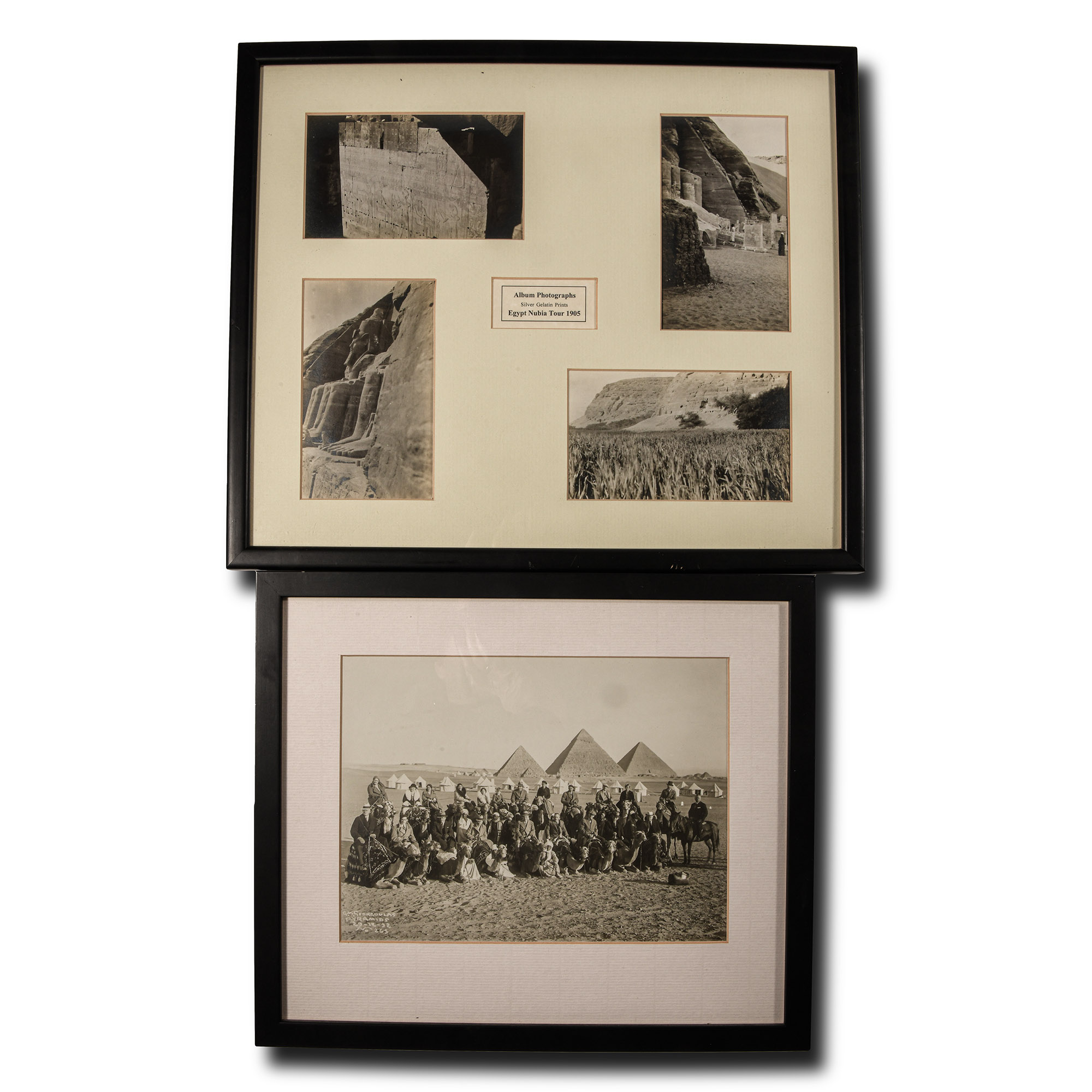 Original Photographs of Abu Simbel and Pyramids