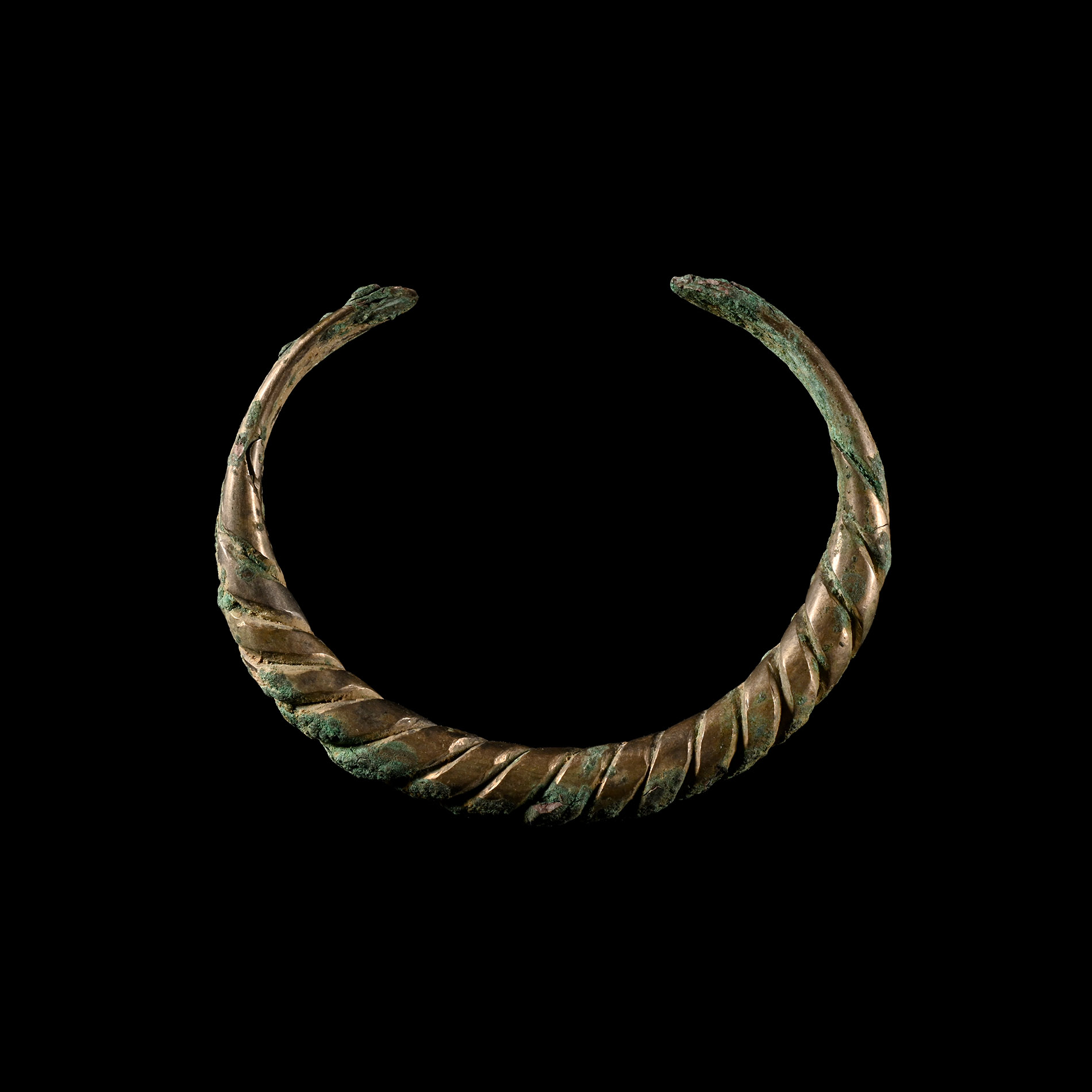 Viking Age Twisted Bronze Bracelet