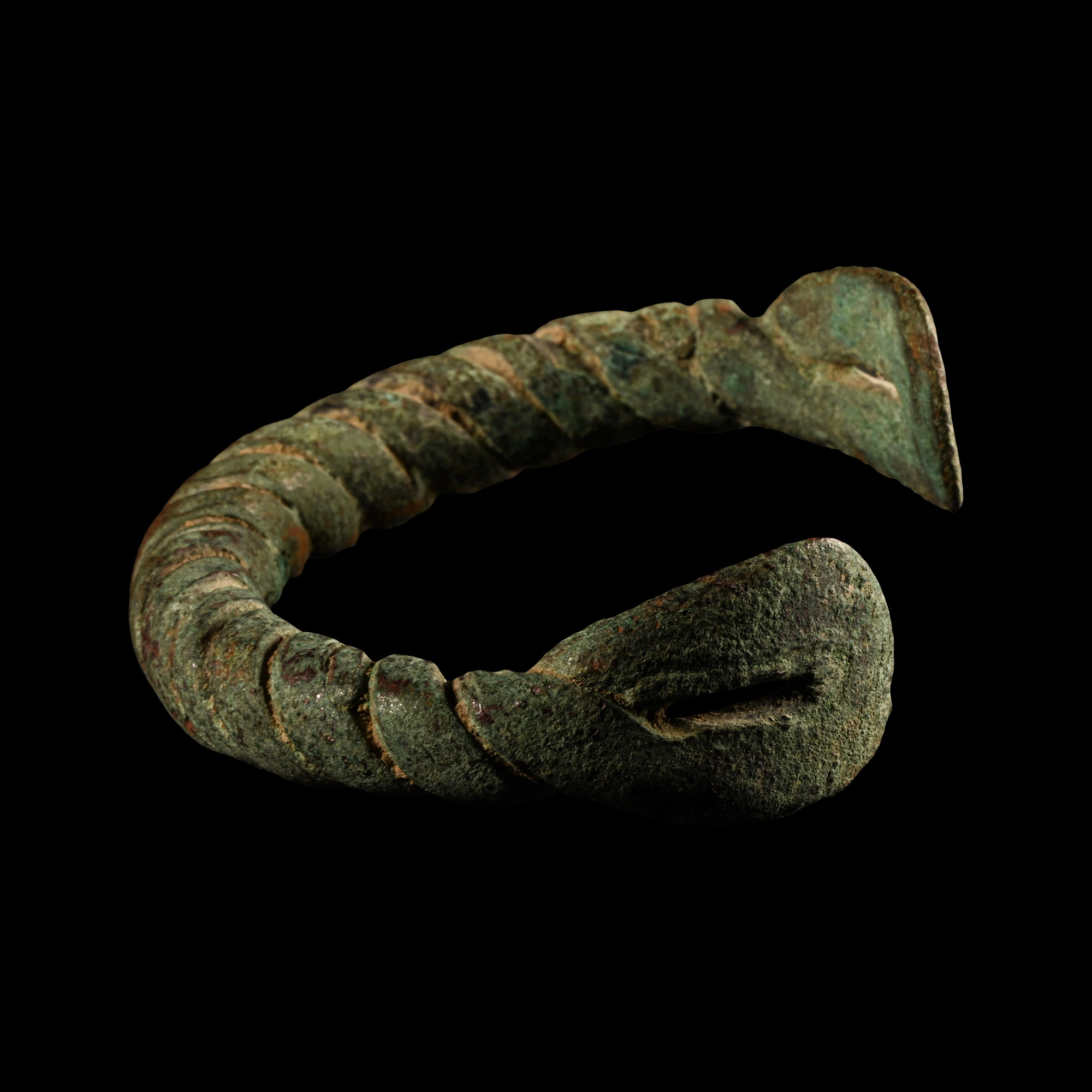 Viking Age Twisted Bronze Bracelet
