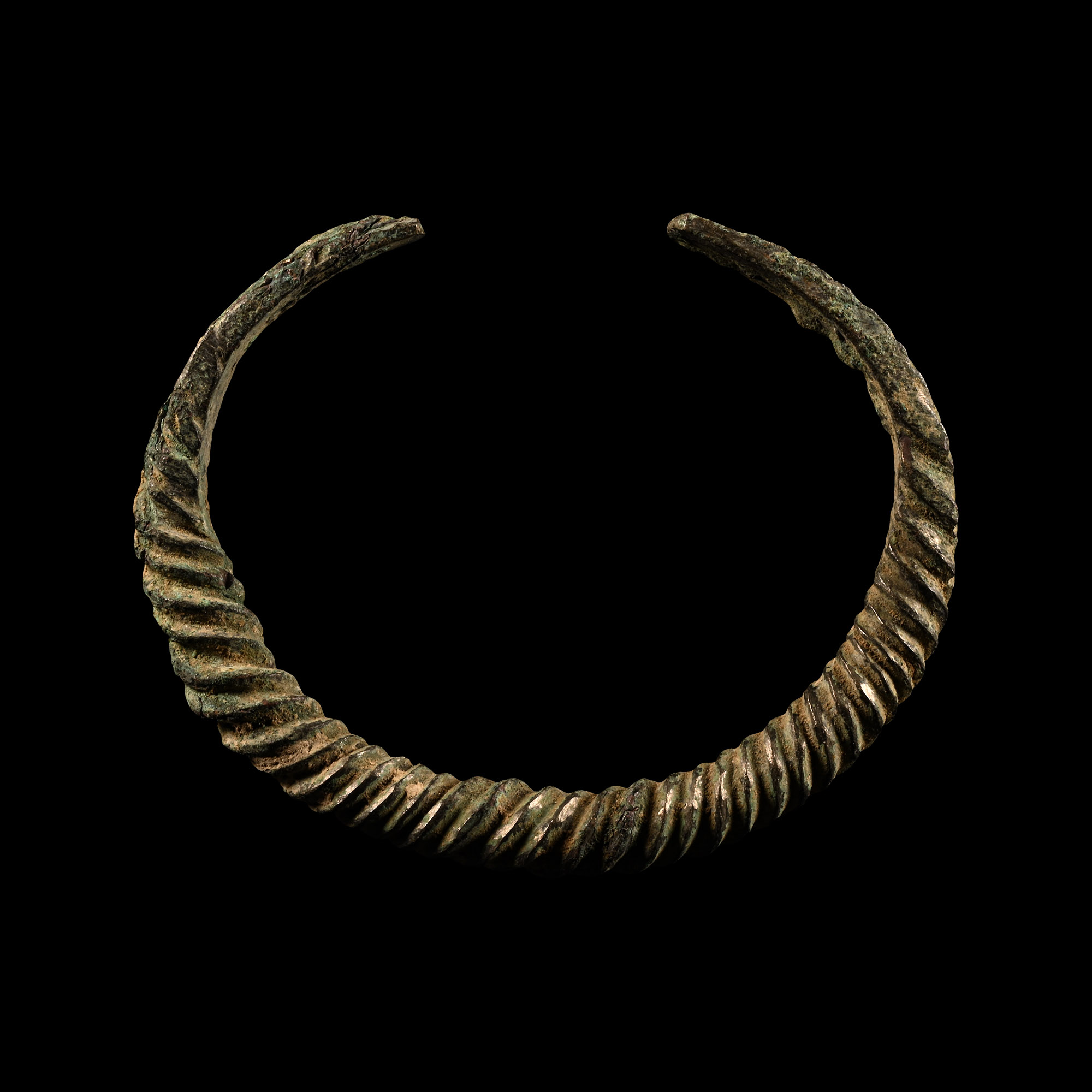 Viking Age Twisted Bronze Bracelet
