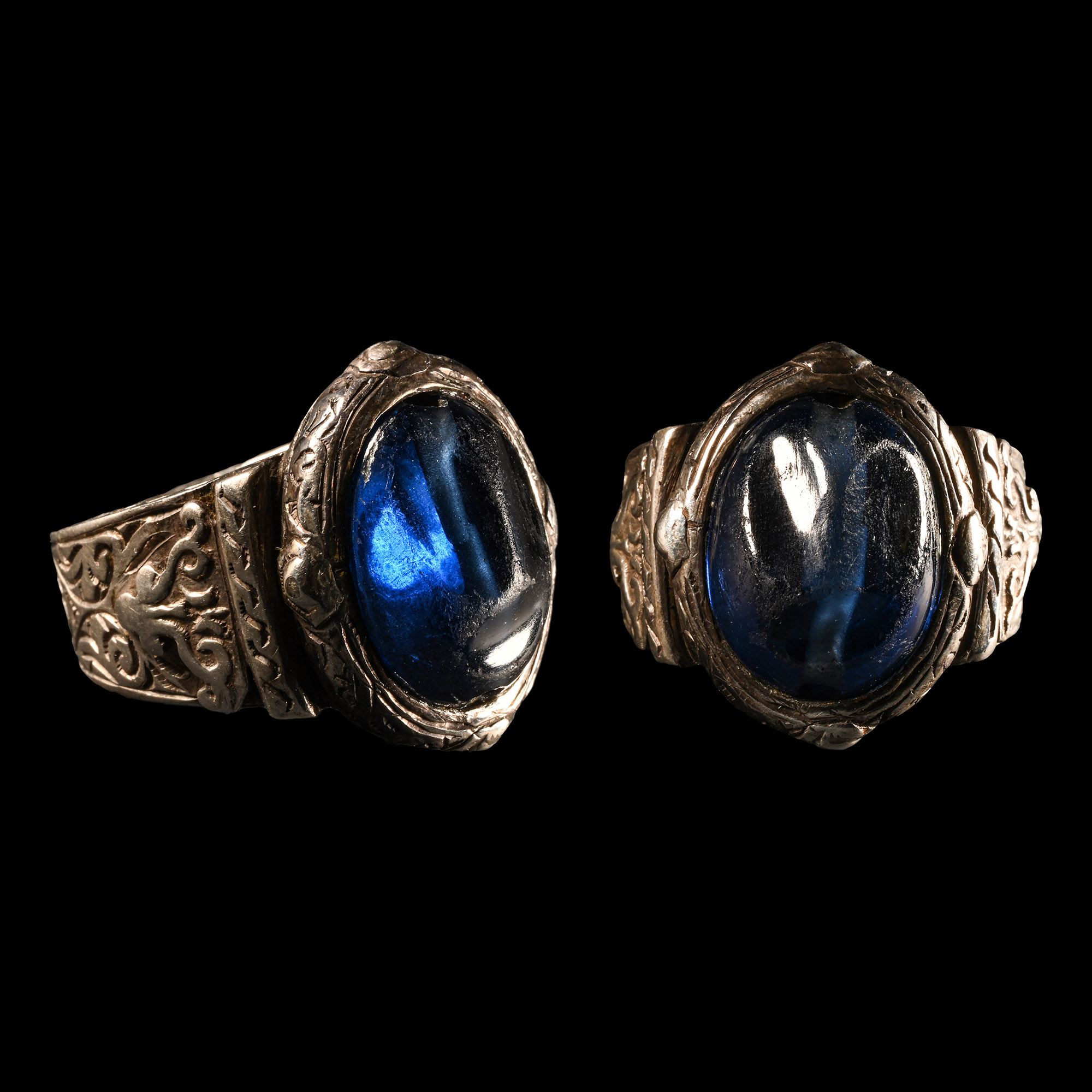 Ring with Blue Bead