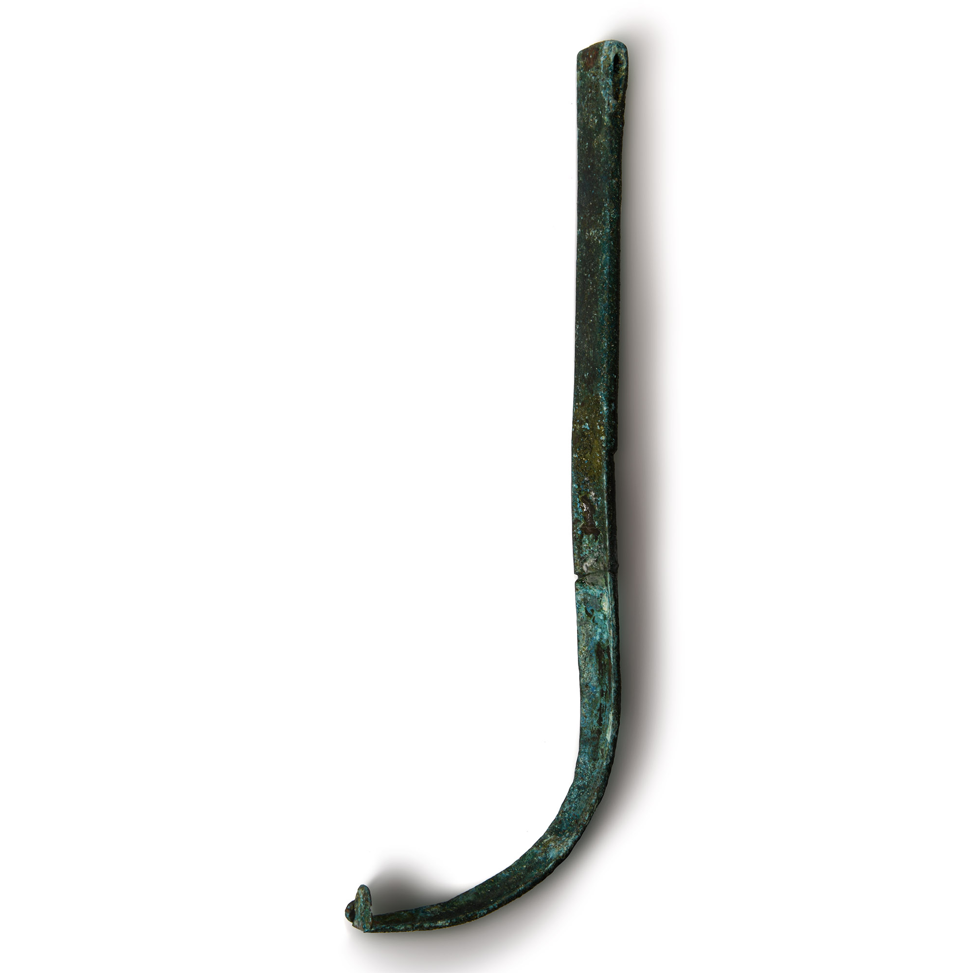 Roman Decorated Athlete's Bronze Strigil