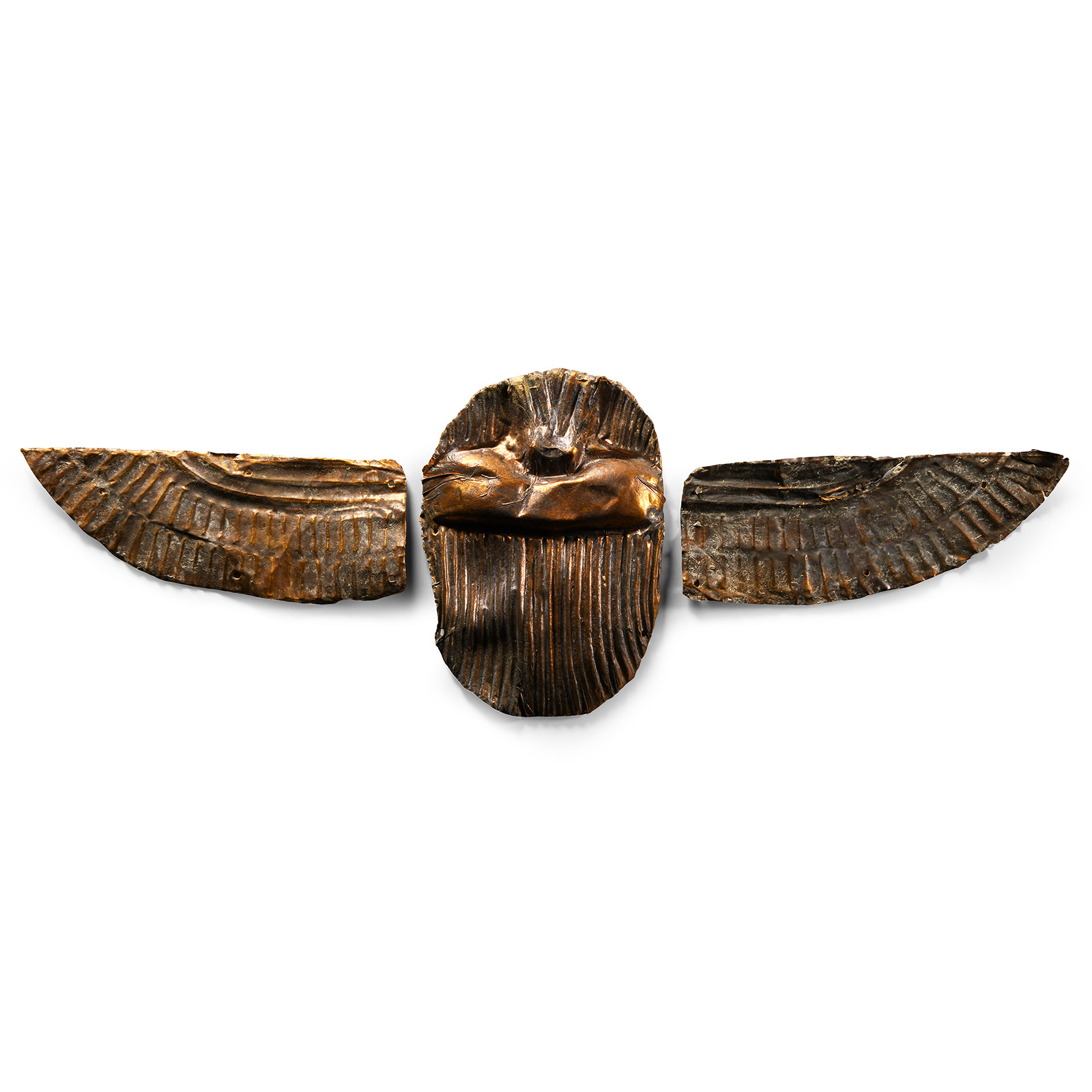 Egyptian Gold Heart Scarab with Wings