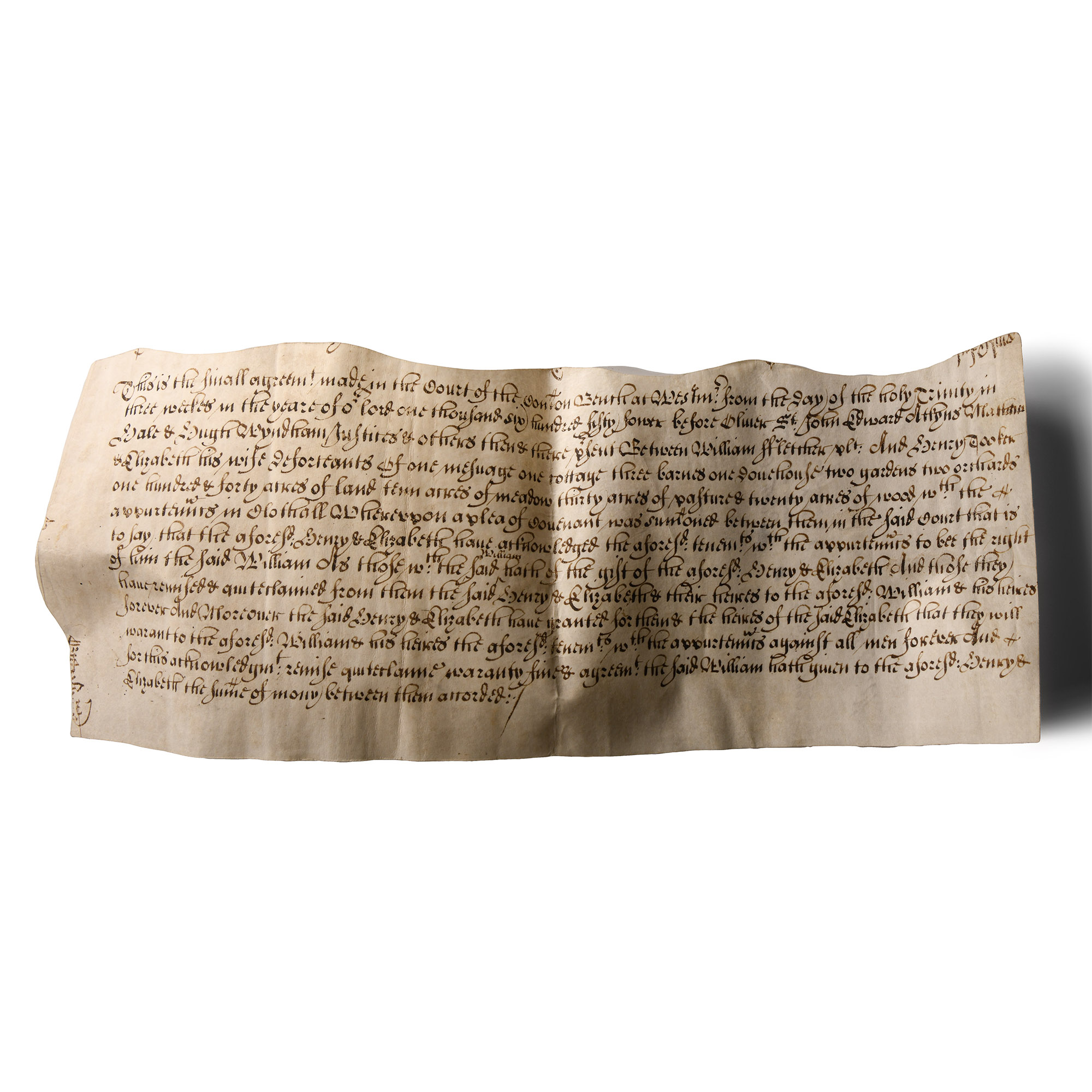 Commonwealth Vellum Document