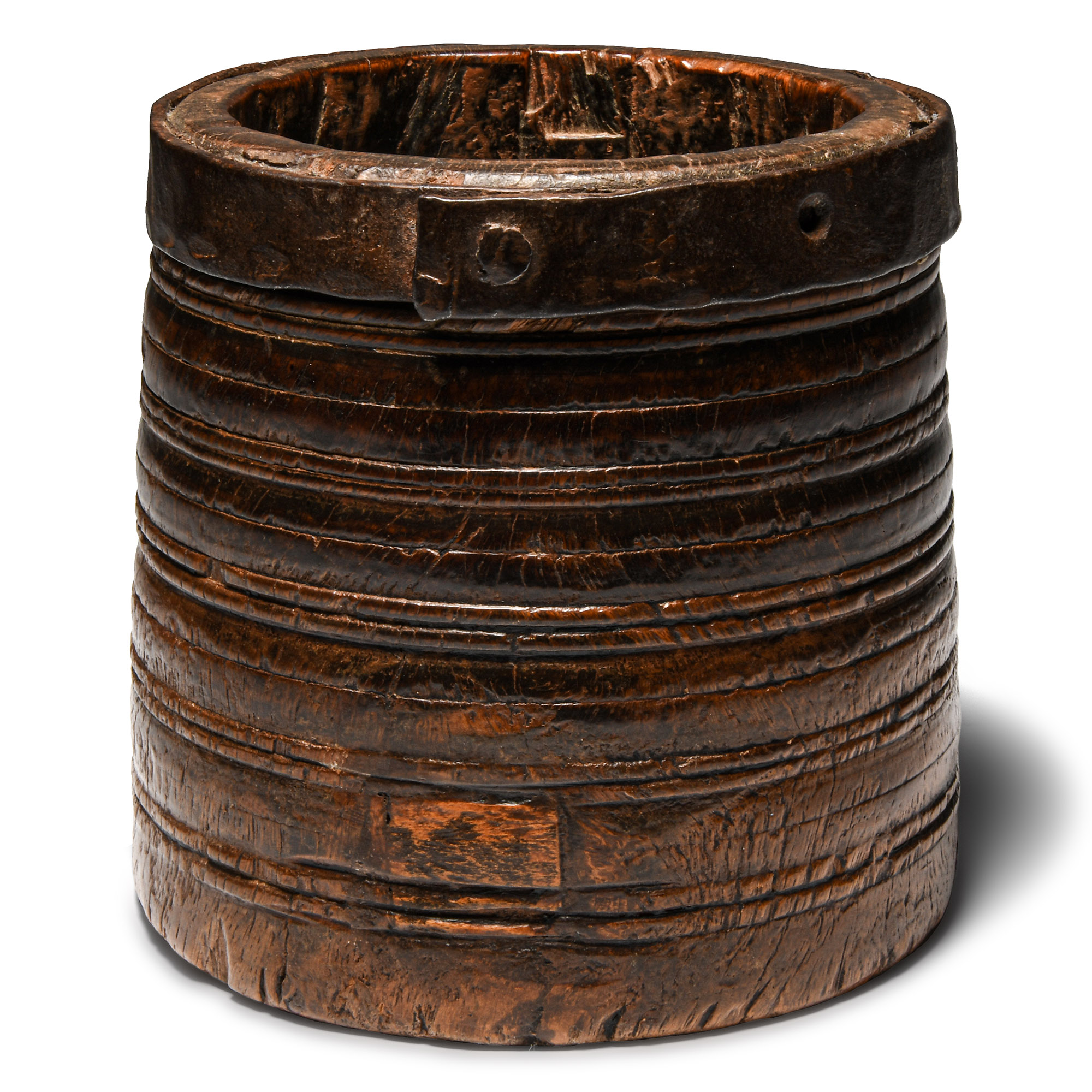 West African Tribal Wooden Spice Jar