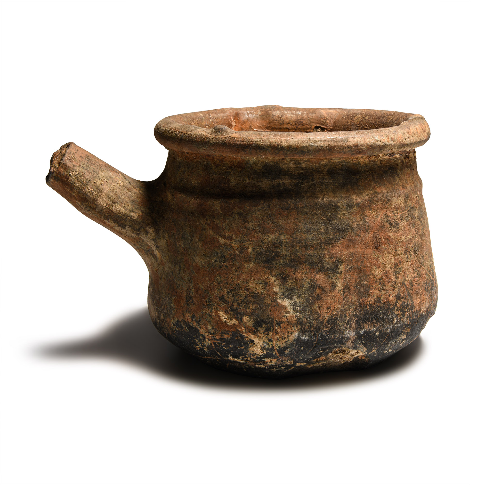 Medieval 'Thames' Terracotta Pipkin