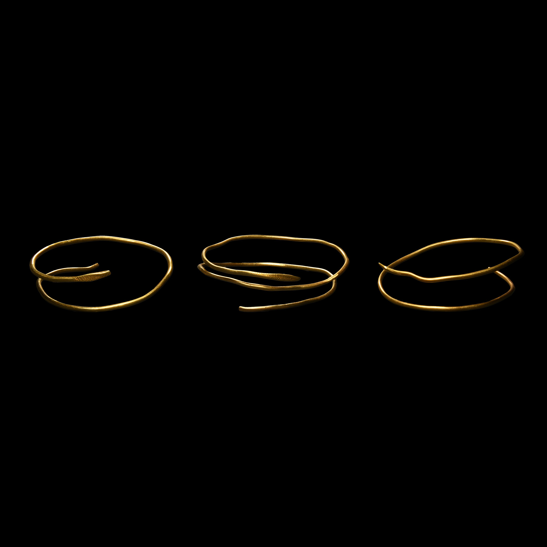 Gold Snake Bracelet Group