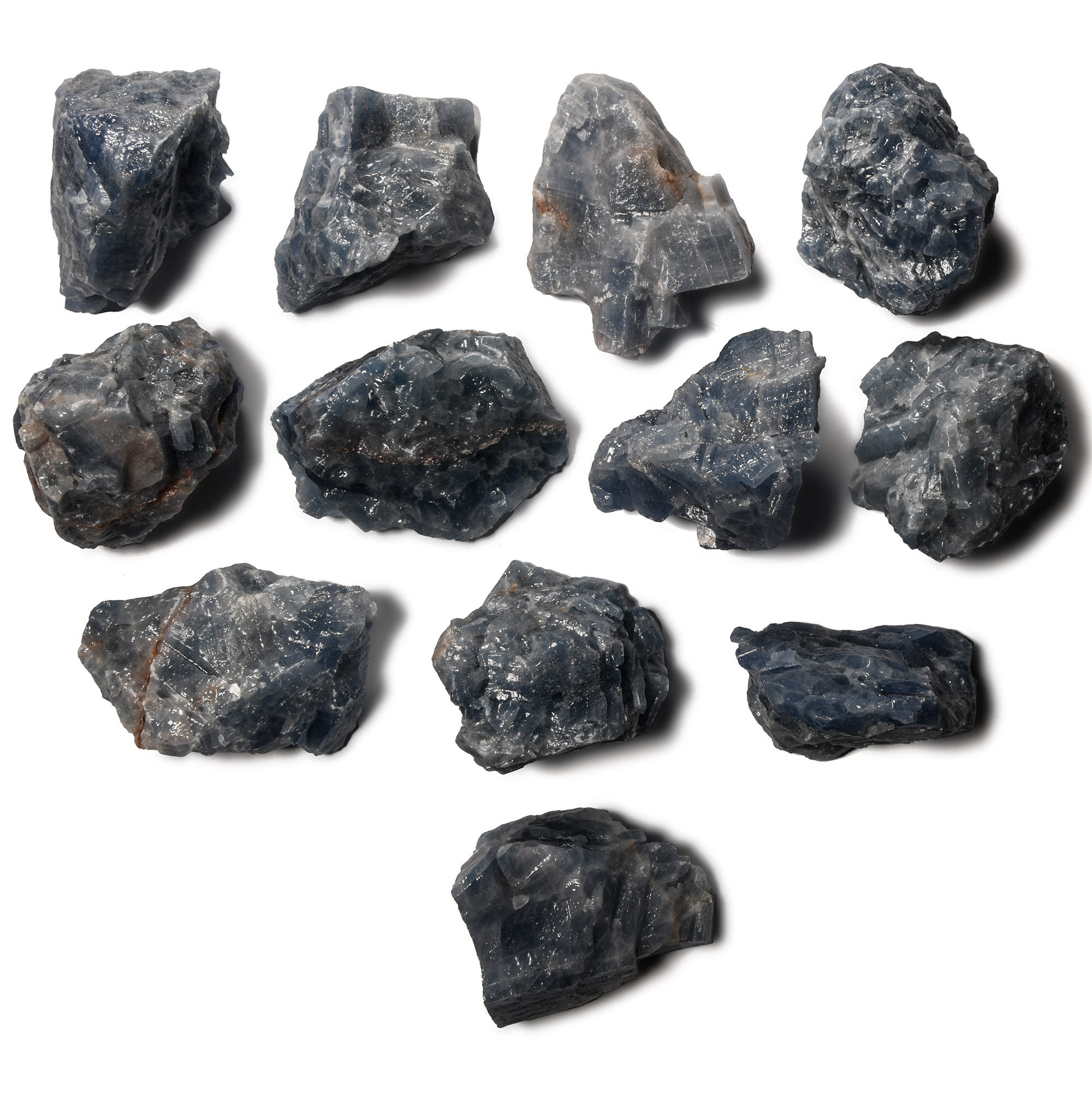 Natural History - Large Blue Calcite Mineral Specimens [12]